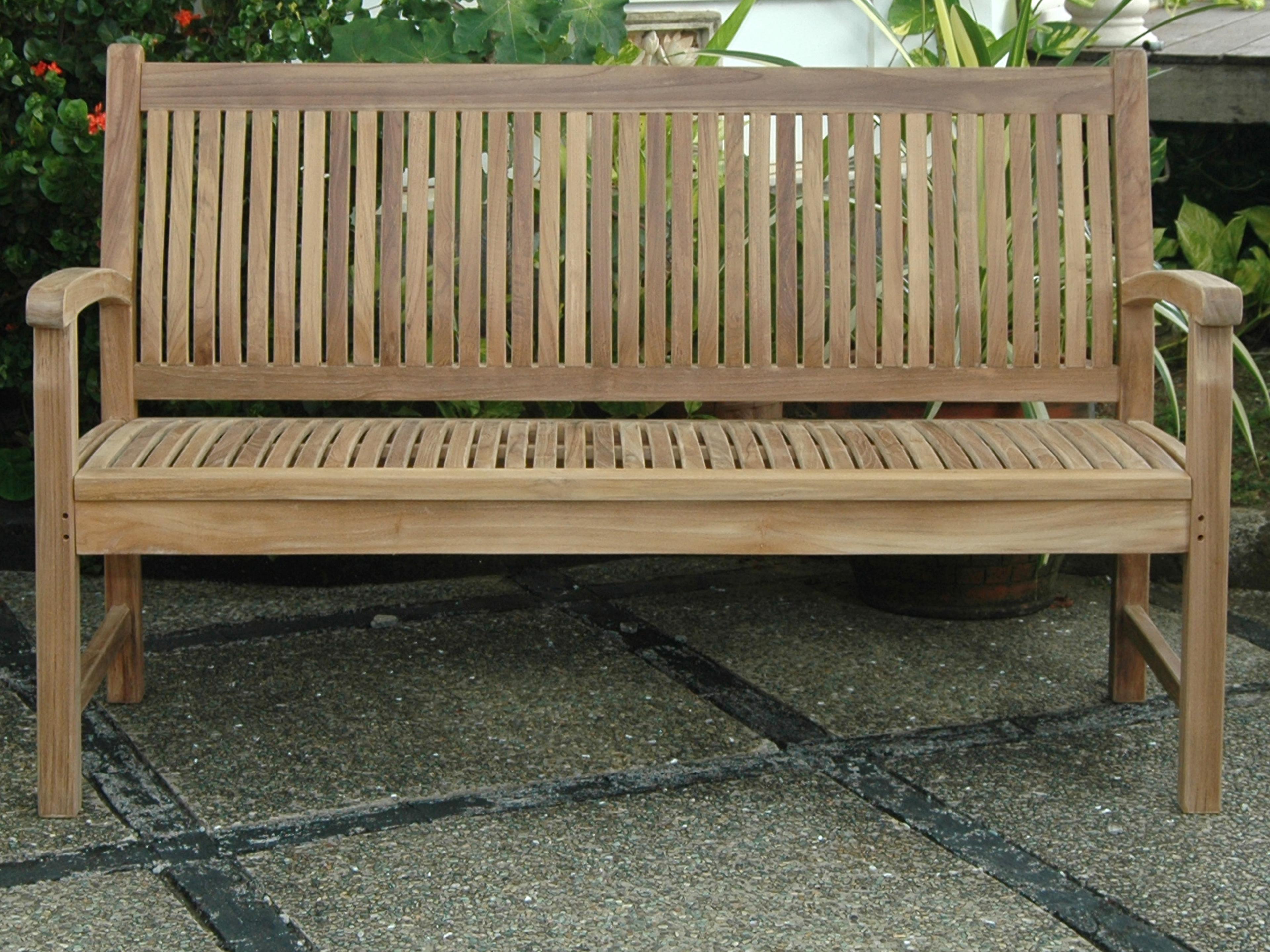 Anderson Teak Sahara 3-Seater Outdoor Bench