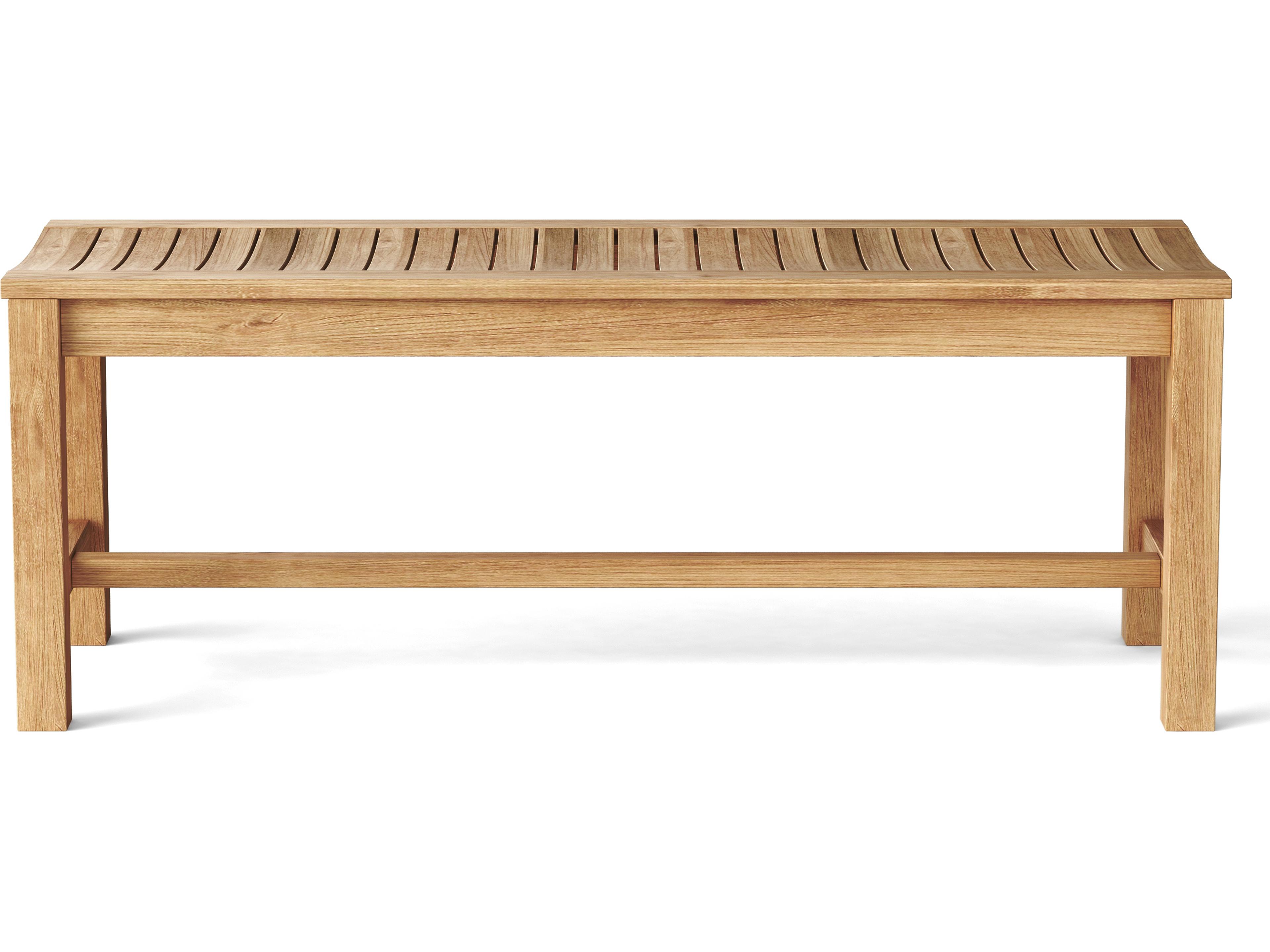 Anderson Teak Casablanca 2-Seater Backless Outdoor Bench