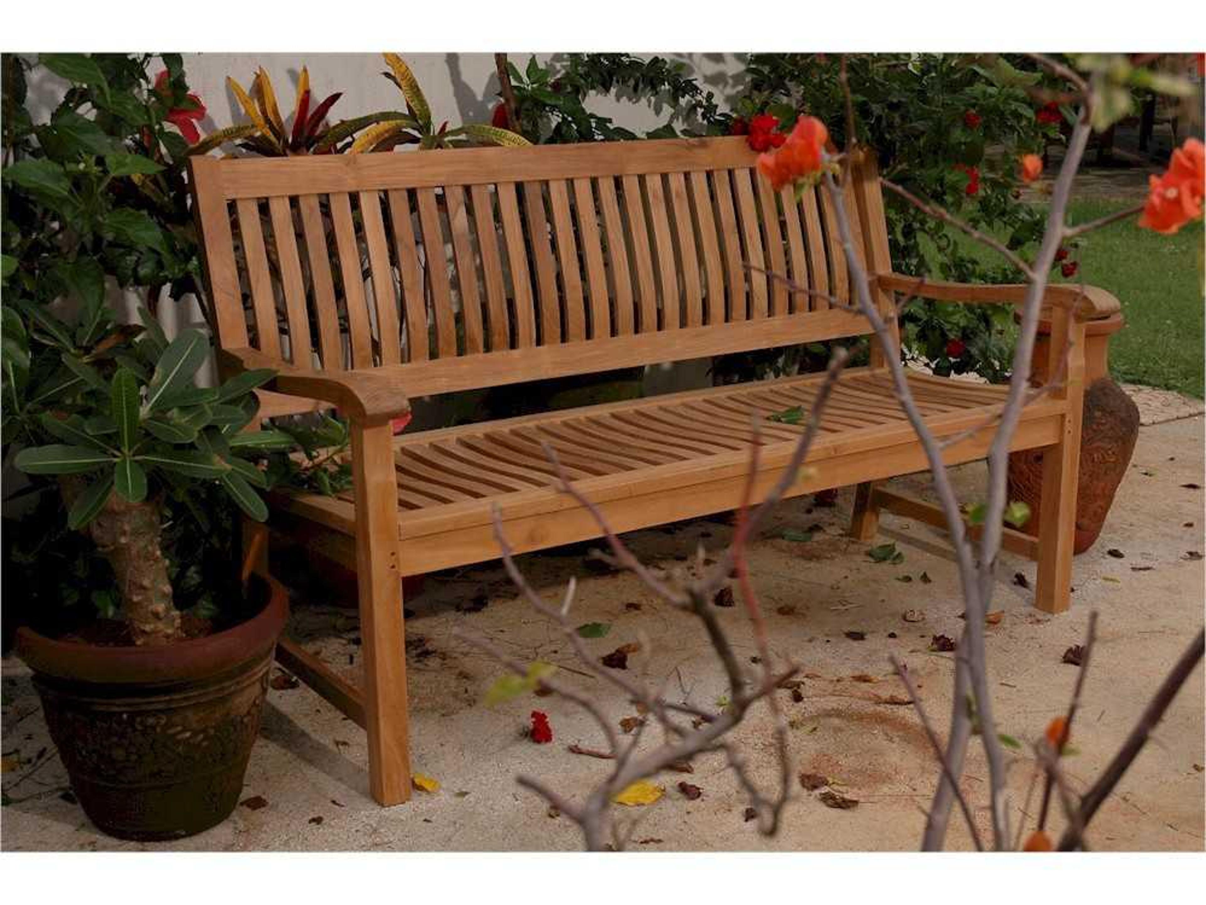 Anderson Teak Del-Amo 4-Seater Outdoor Bench