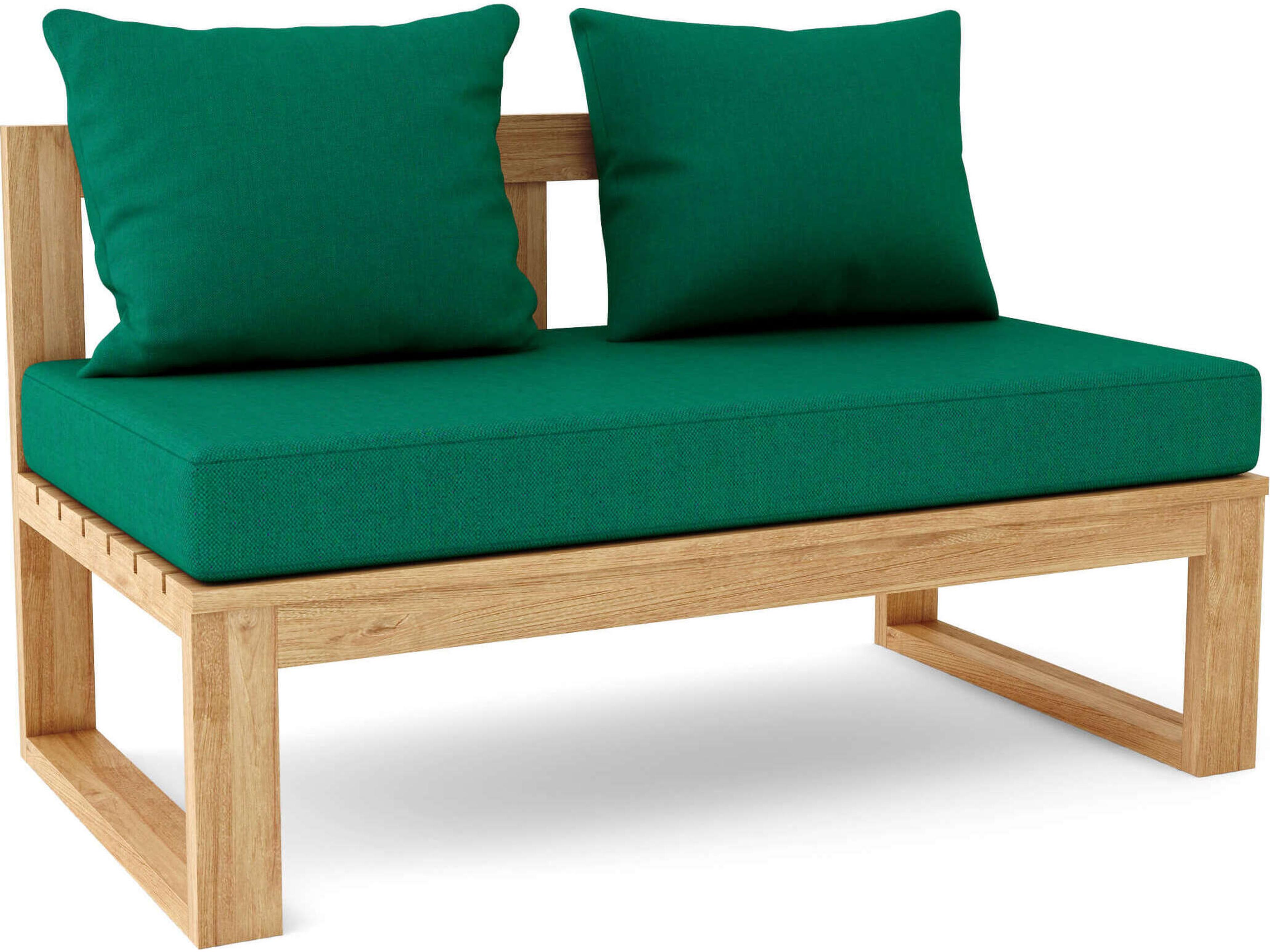 Circular Modular Deep Seating Teak Outdoor Lounge Chair