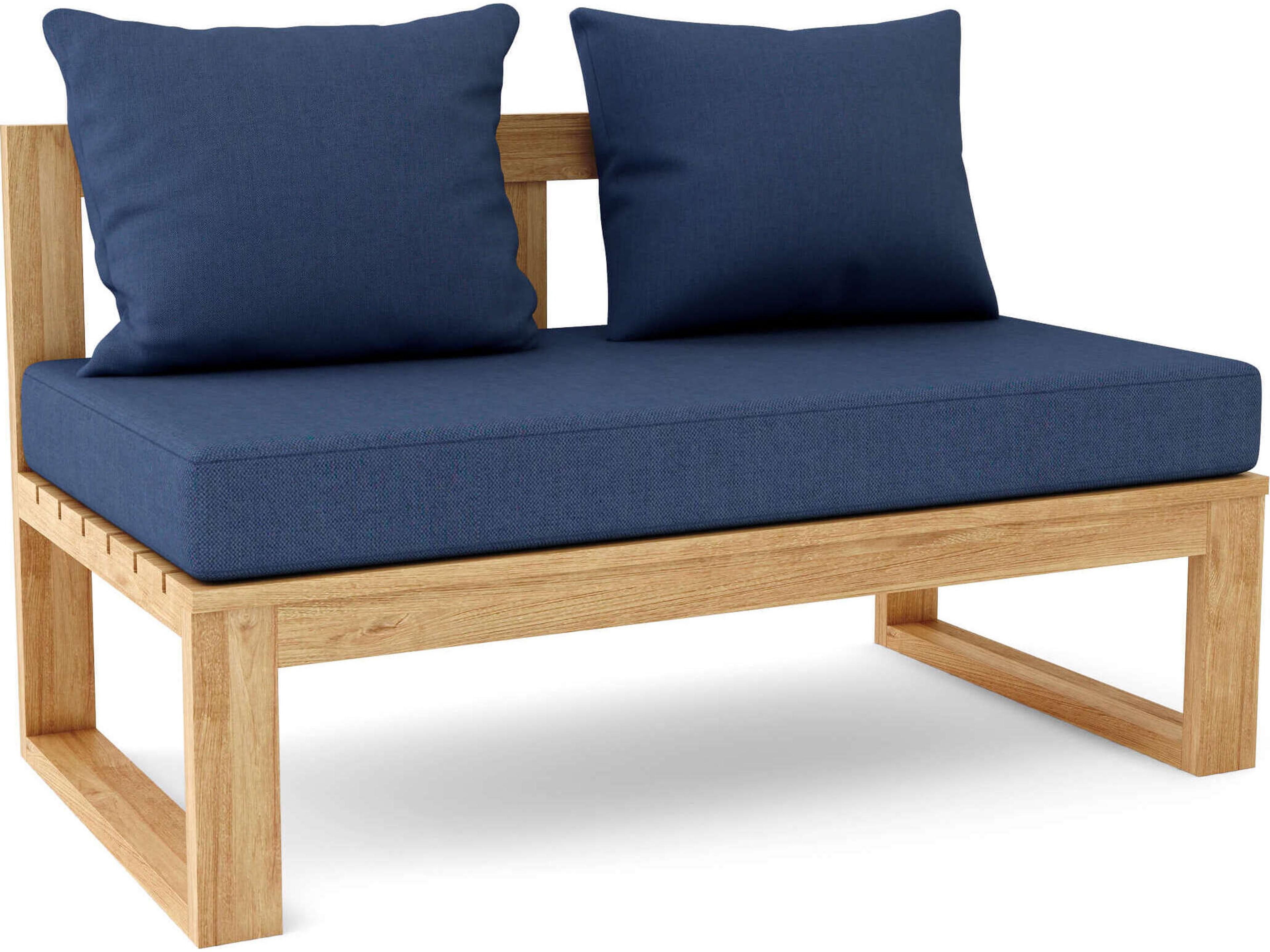 Anderson Teak Circular Modular Deep Seating Teak Outdoor Lounge Chair