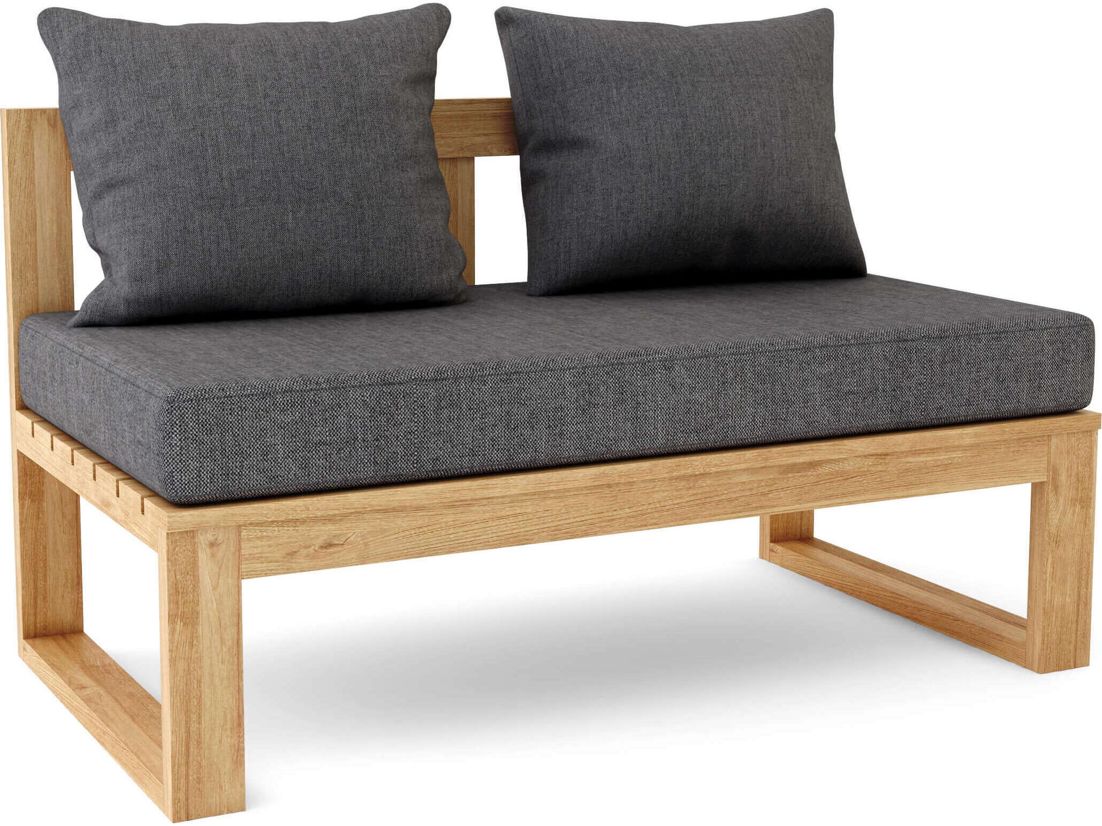 Anderson Teak Circular Modular Deep Seating Teak Outdoor Lounge Chair