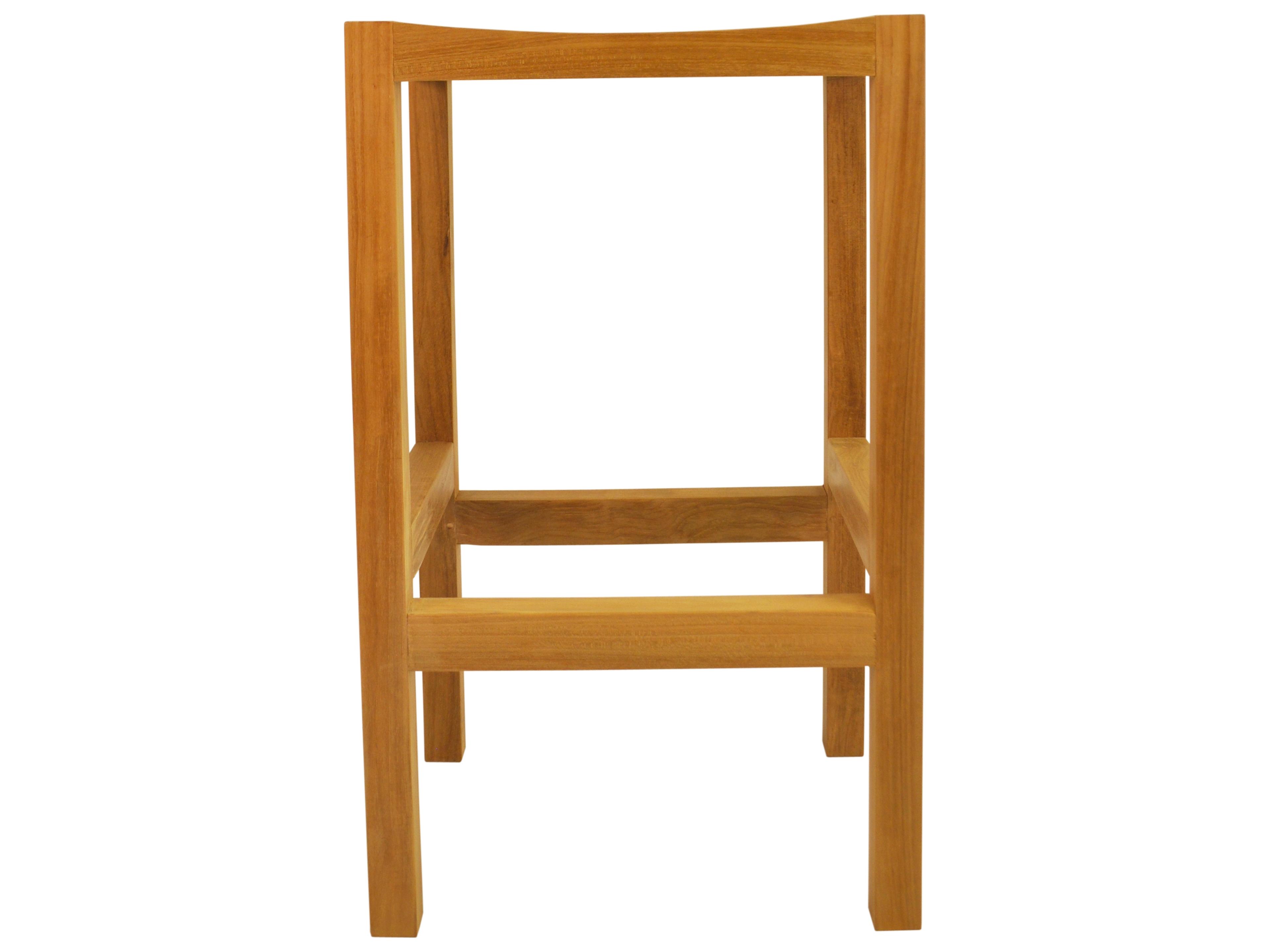 Anderson Teak New Montego Backless Outdoor Bar Chair
