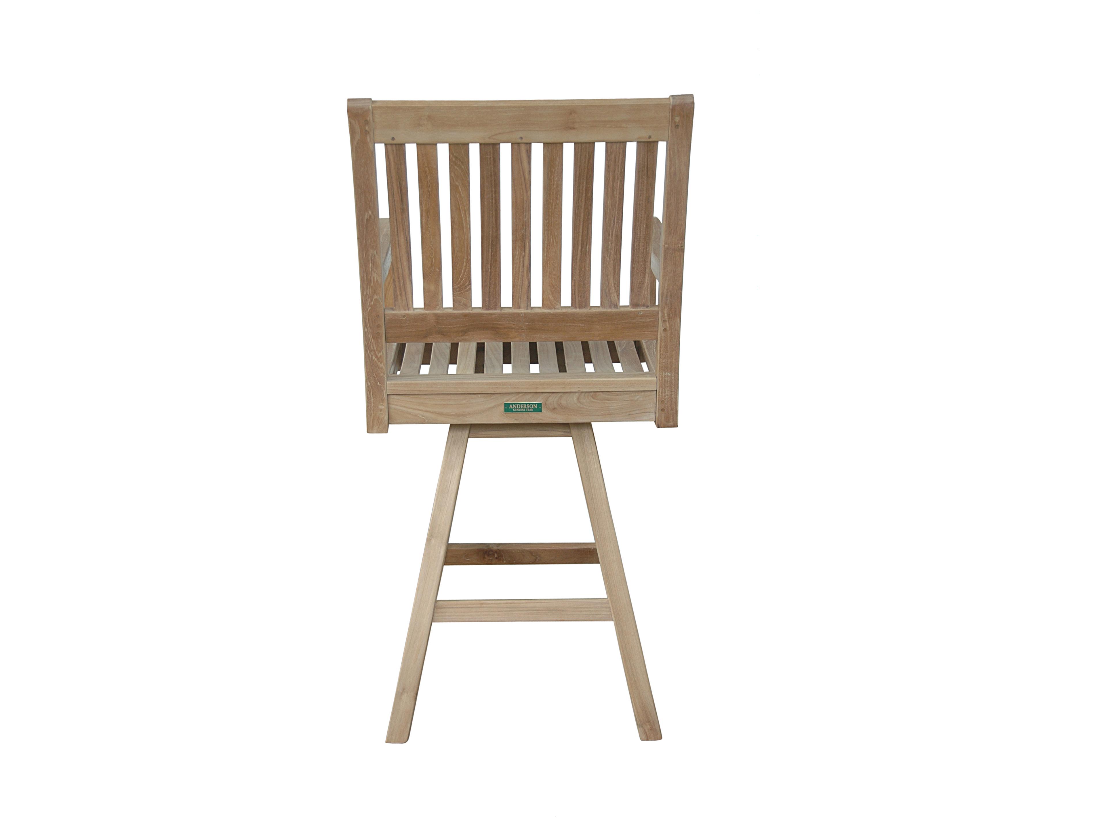 Anderson Teak Rialto Swivel Bar Armchair