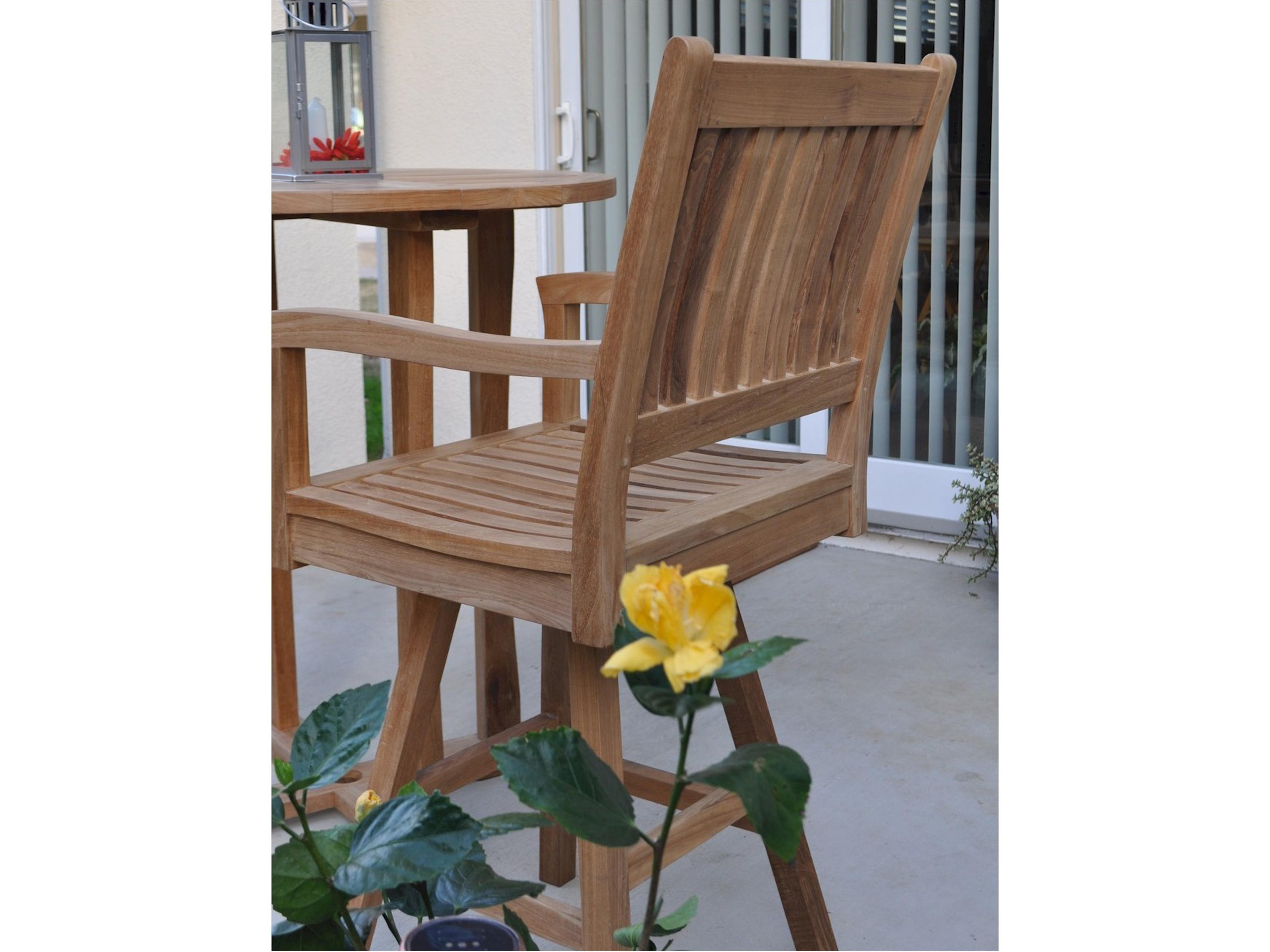 Anderson Teak Rialto Swivel Bar Armchair