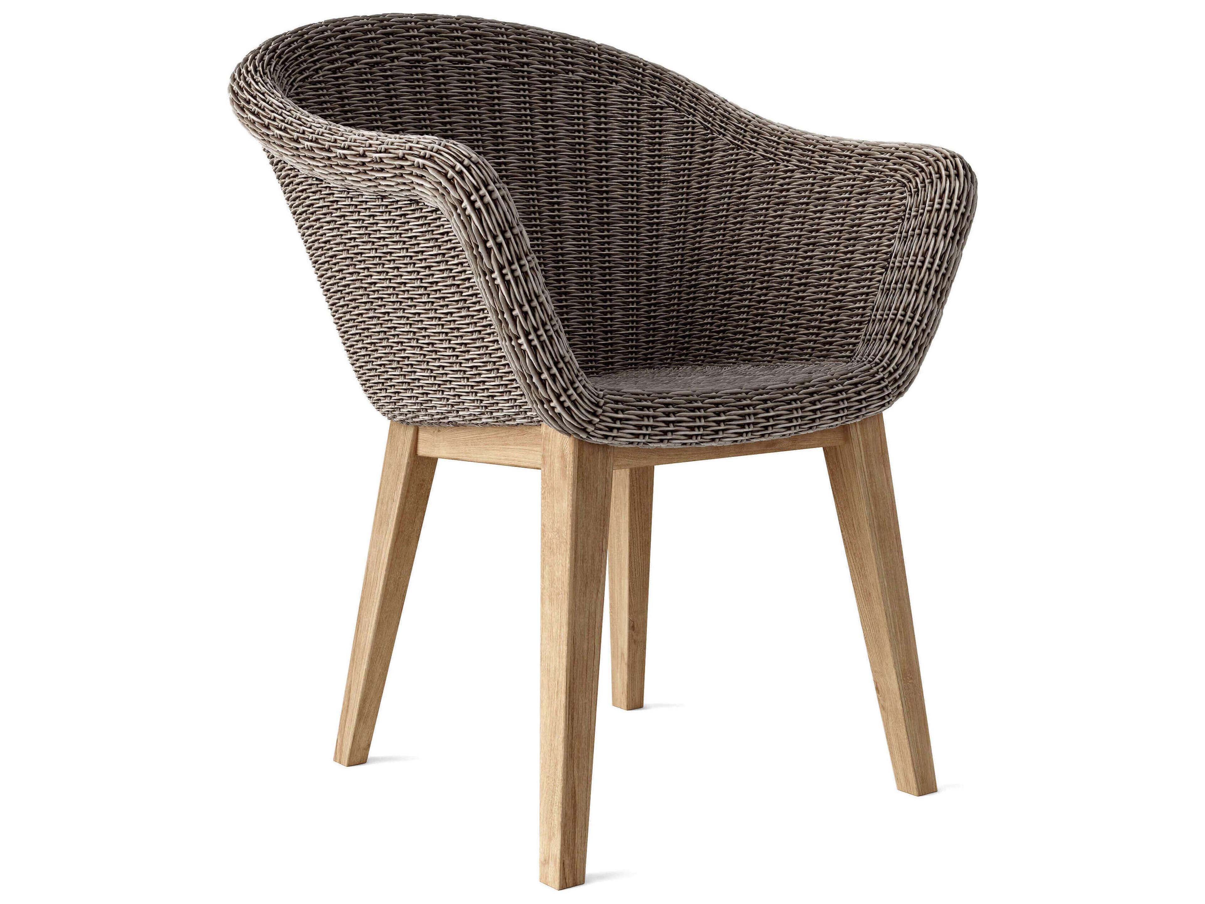 Padua Natural Patio Dining Arm Chair