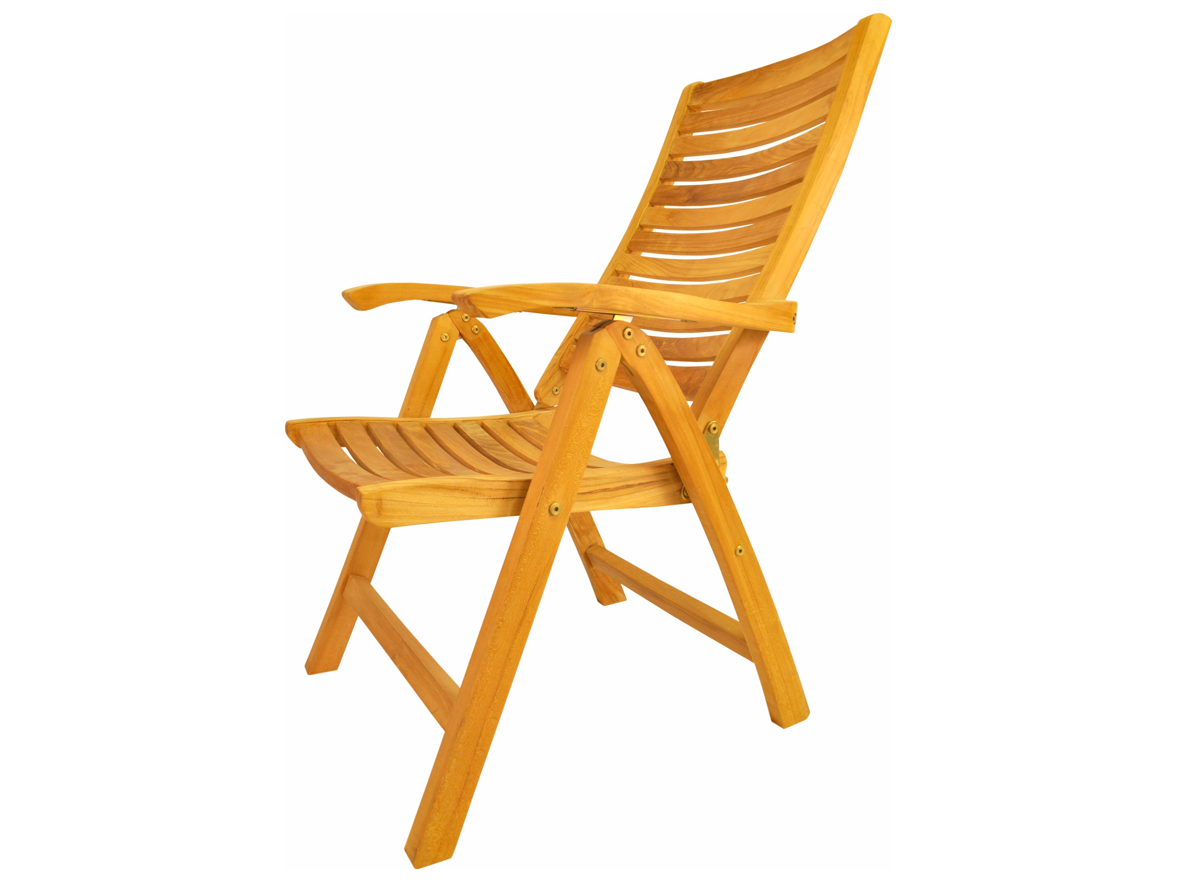 Anderson Teak Carina 5-Position High Back Recliner