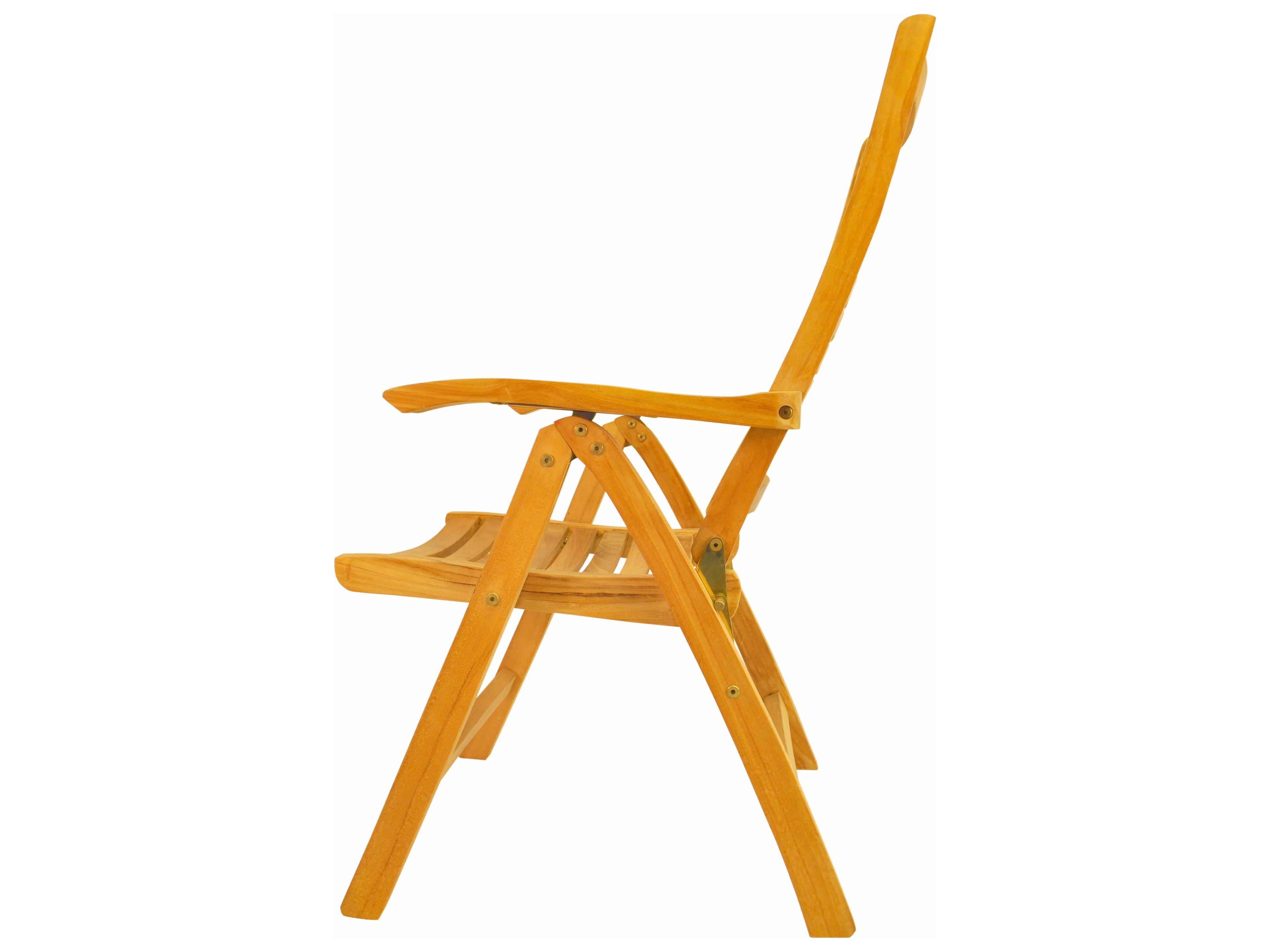 Anderson Teak Carina 5-Position High Back Recliner