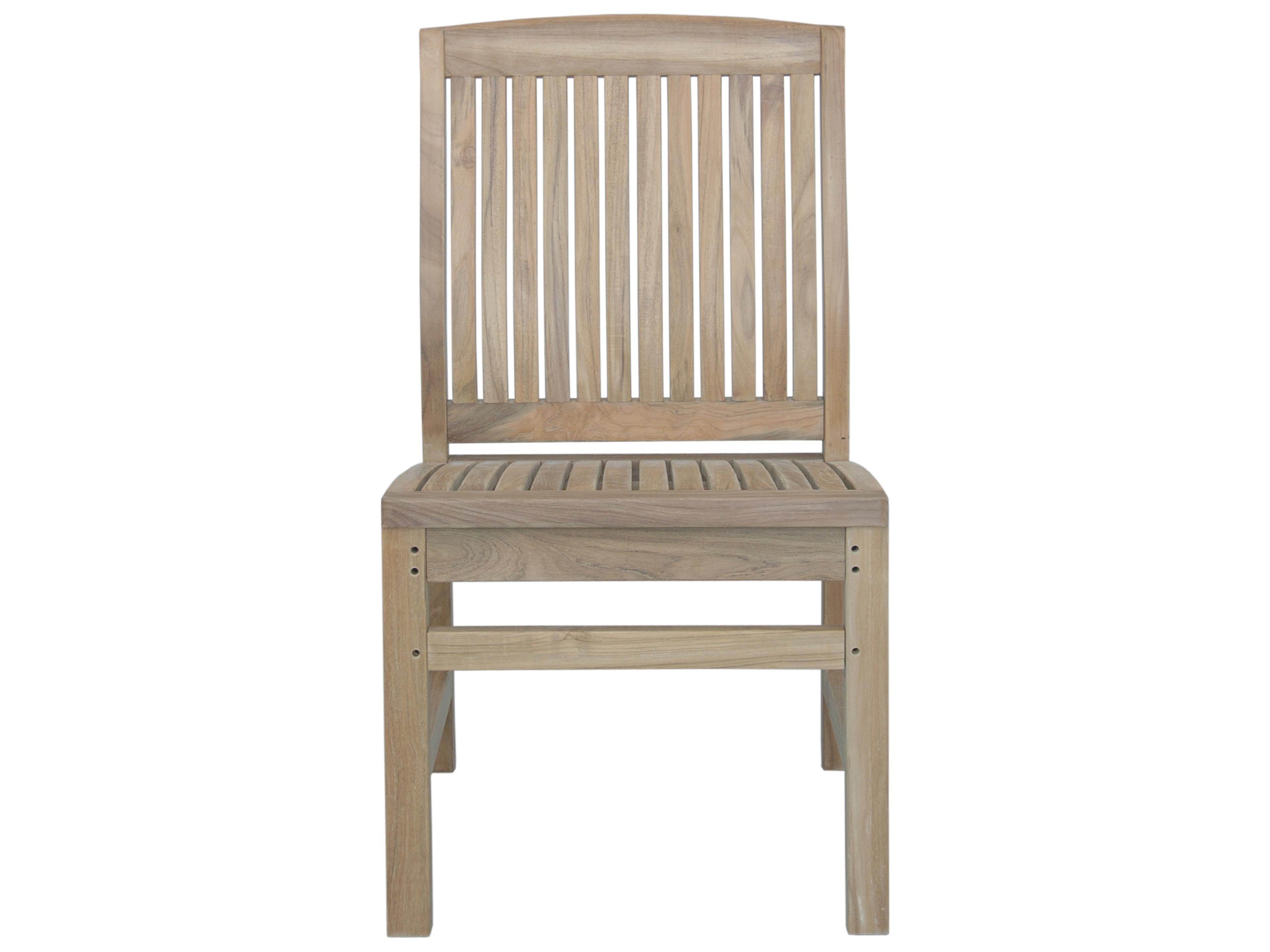 Anderson Teak Sahara Non Stack Patio Dining Side Chair