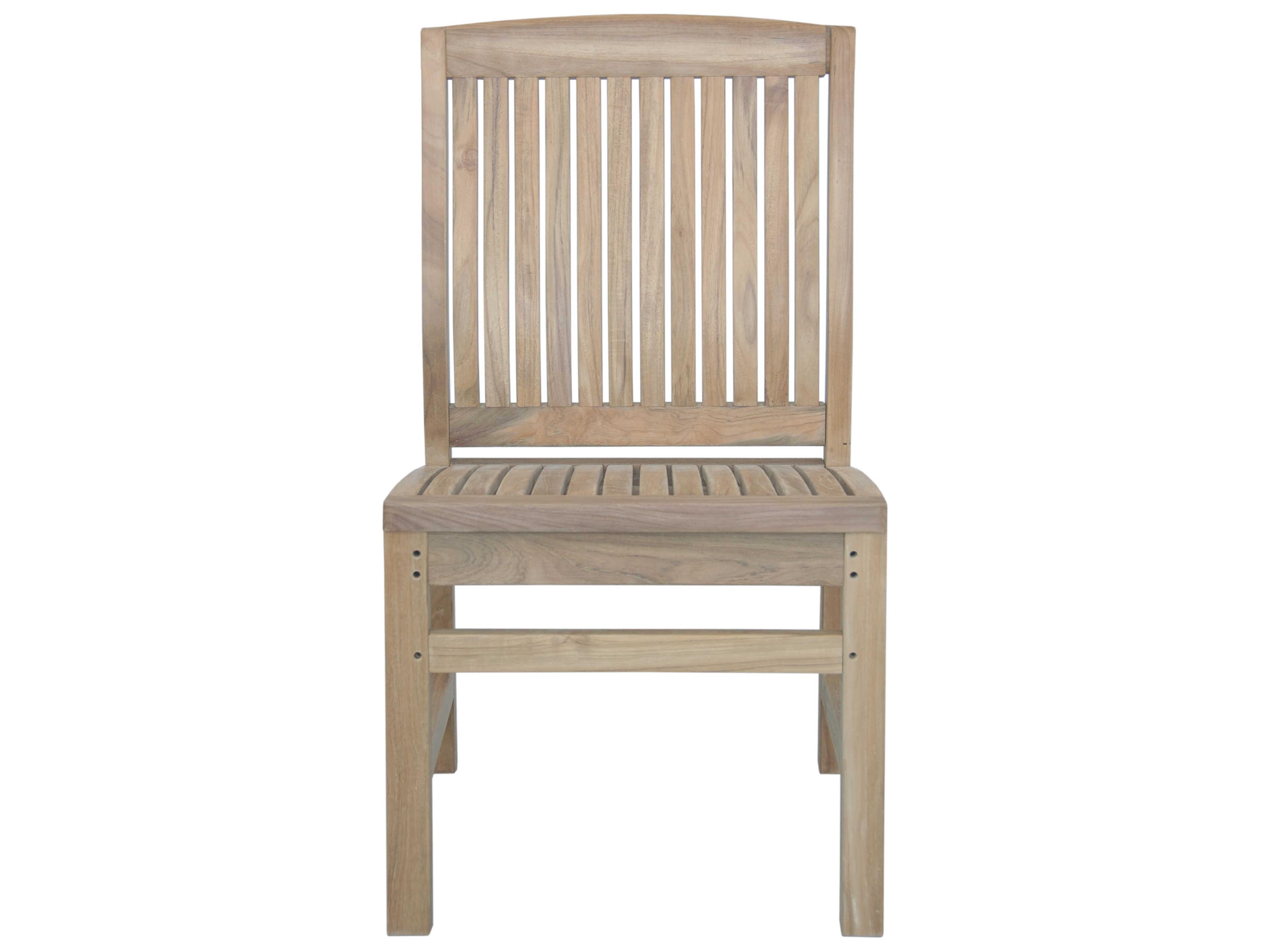 Anderson Teak Sahara Non Stack Patio Dining Side Chair