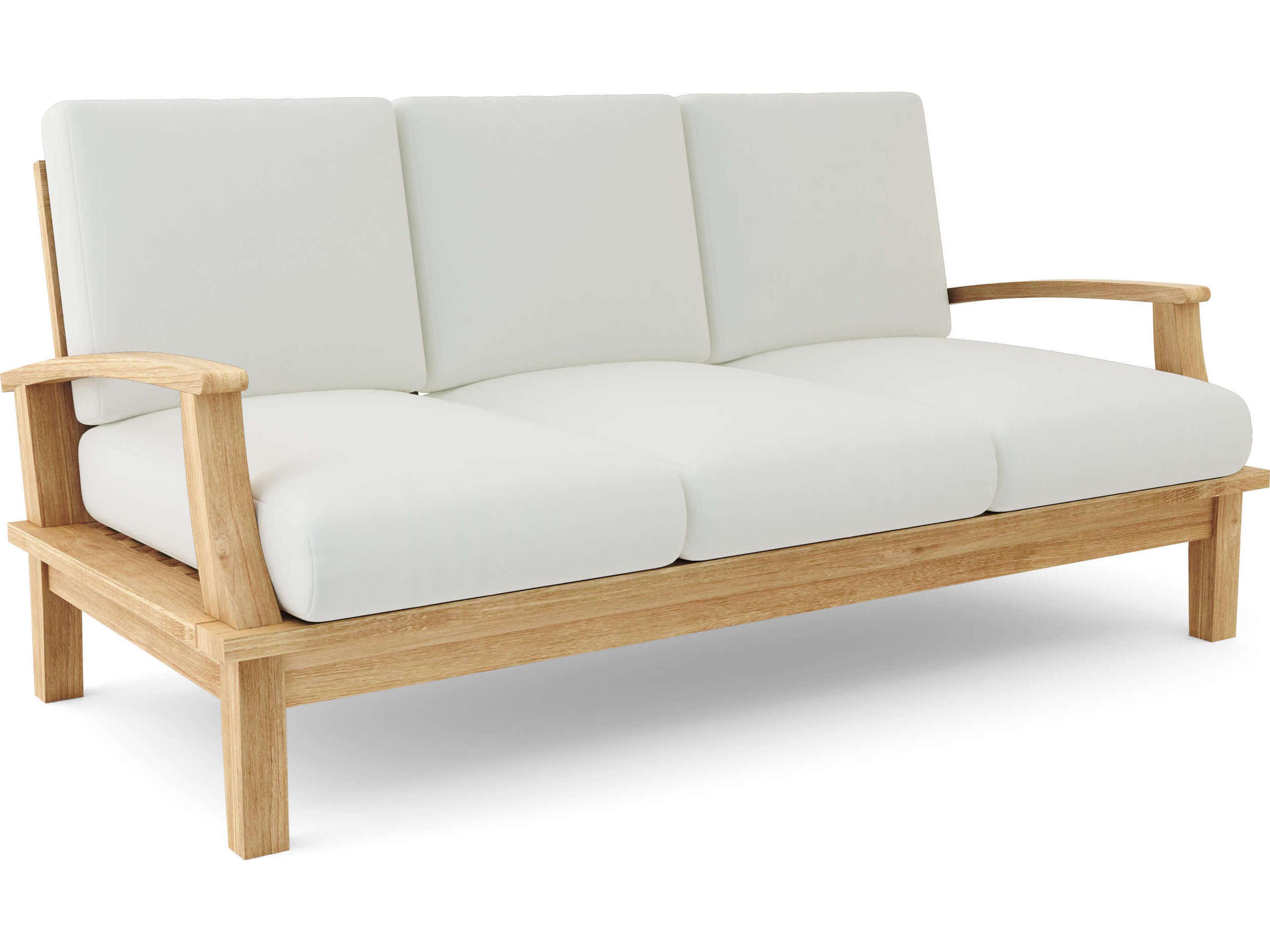 Anderson Teak Brianna Deep Seating Patio Sofa with Cushion