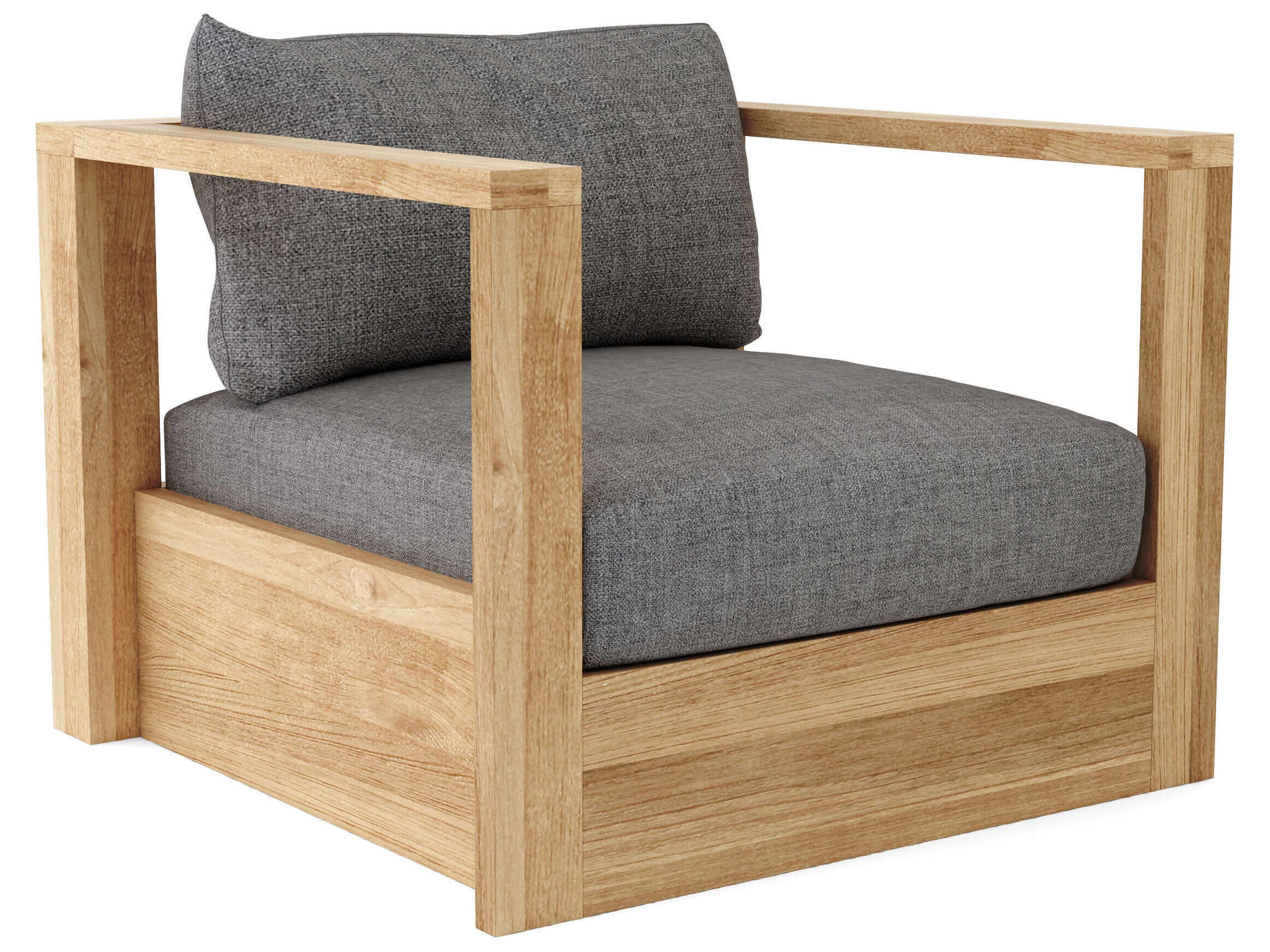 Anderson Teak Copacabana Deep Seating Outdoor Patio Lounge Chair