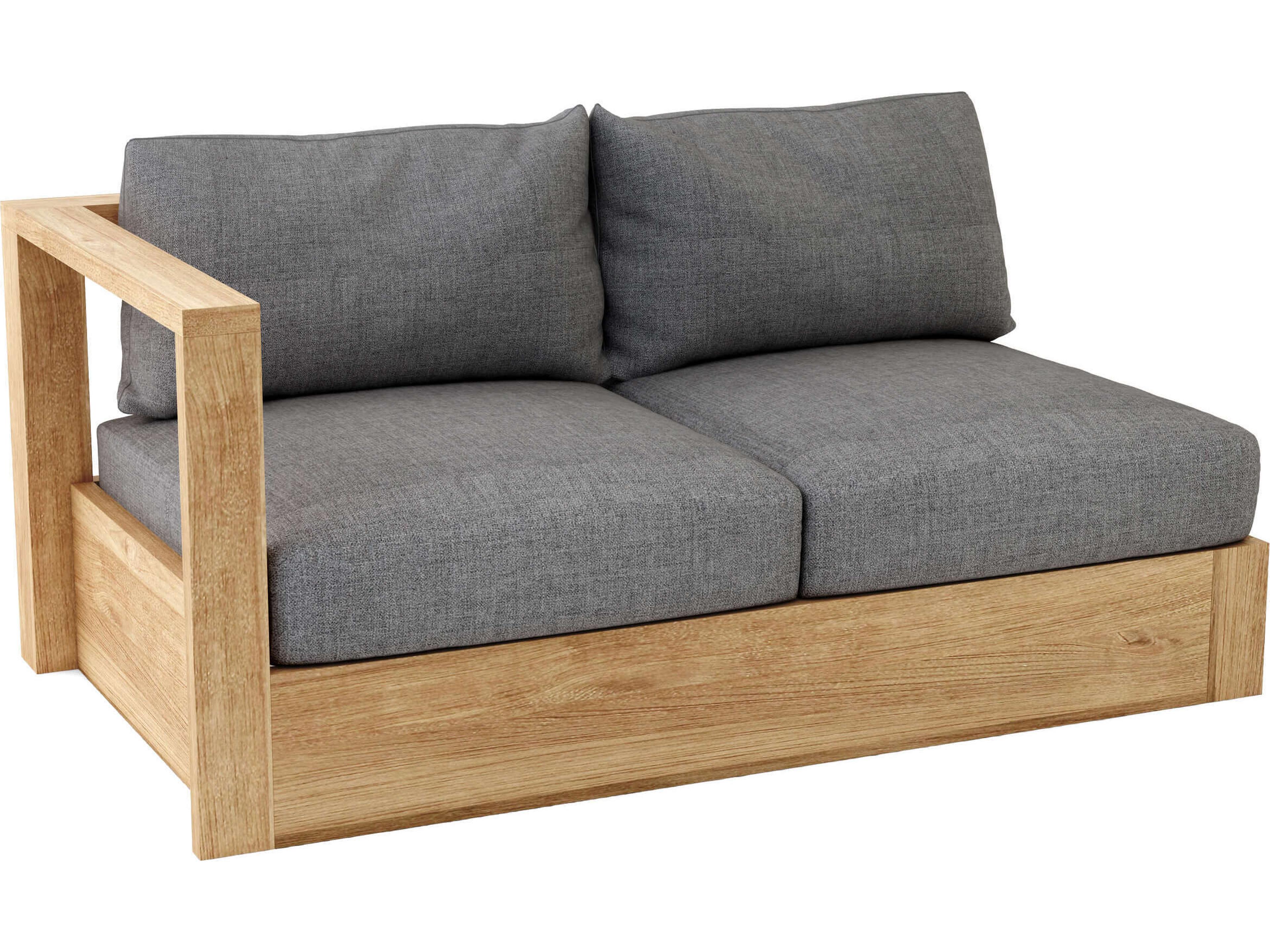 Anderson Teak Copacabana Deep Seating Modular Right Patio Loveseat