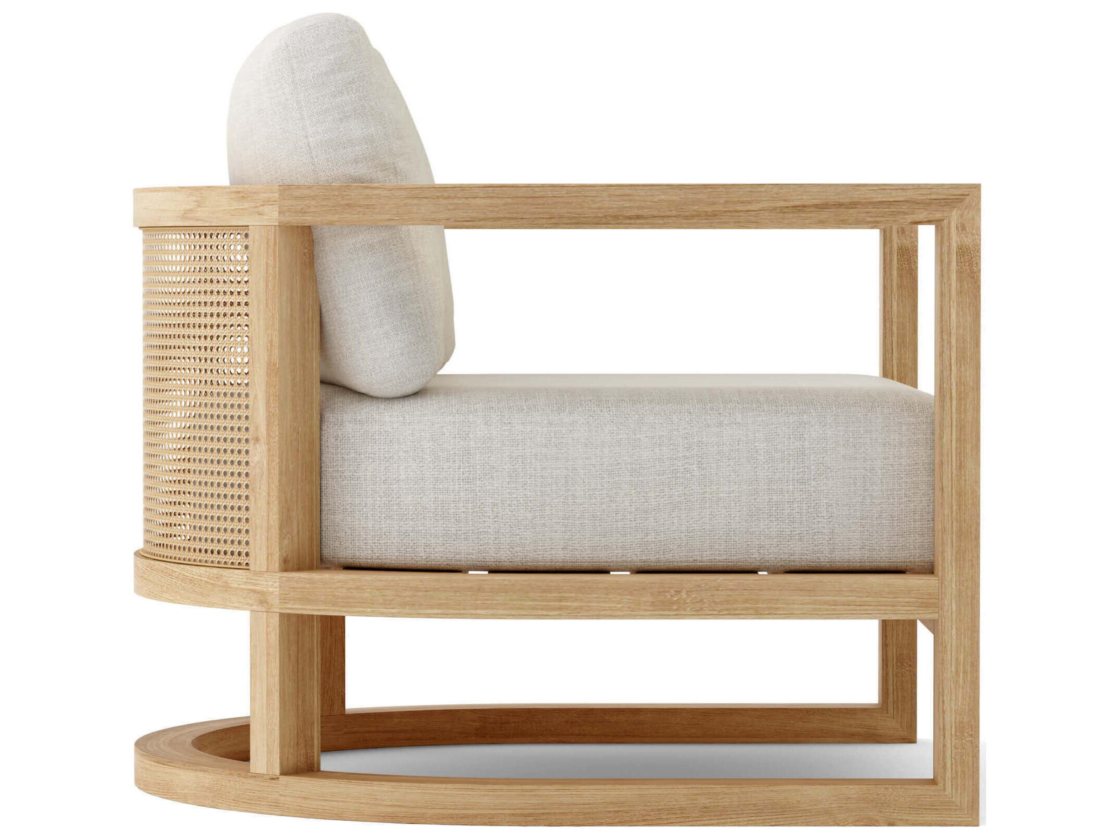 Anderson Teak Junus Natural Outdoor Patio Lounge Chair