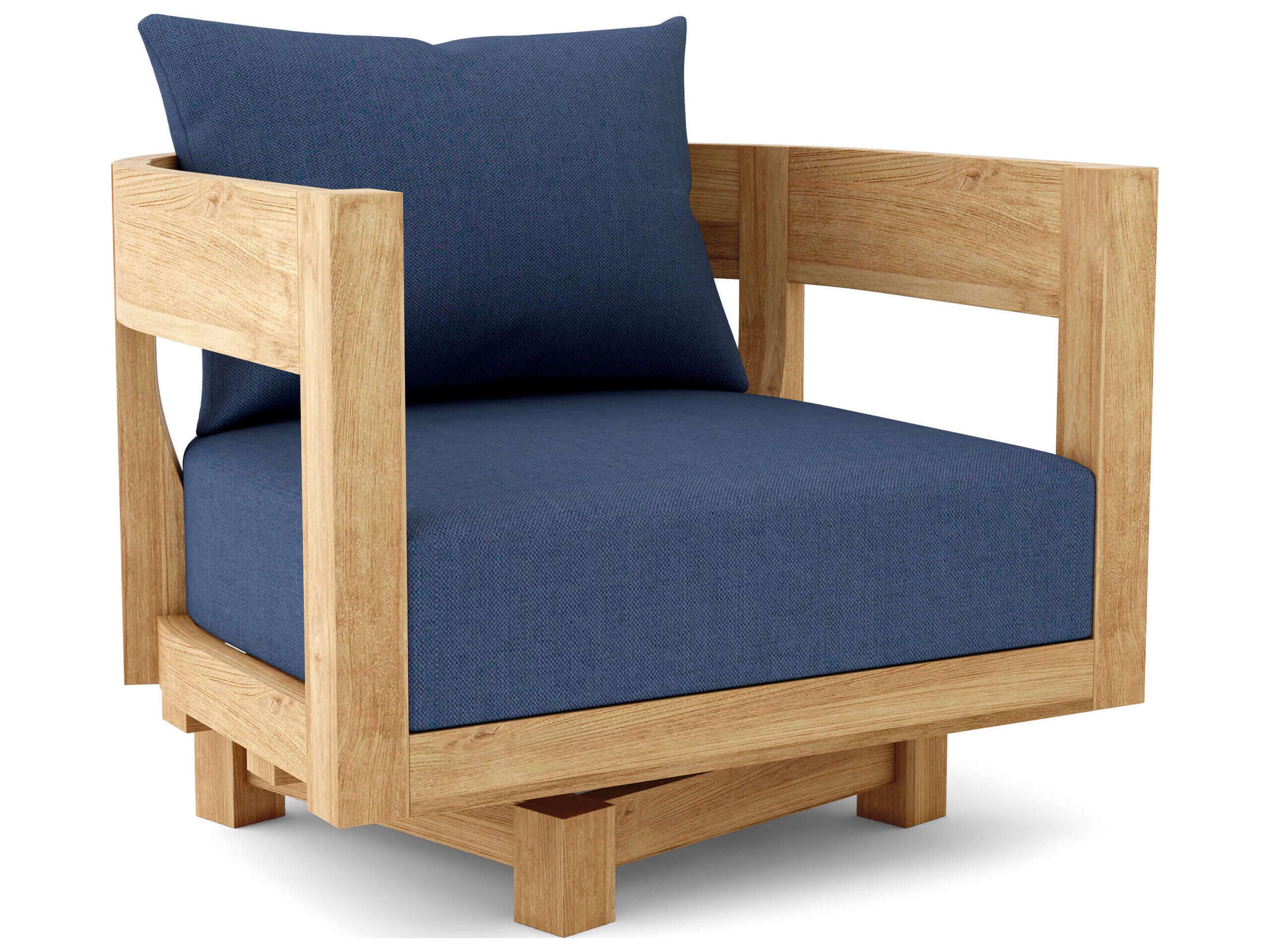 Anderson Teak Coronado Deep Seating Swivel Outdoor Lounge Chair