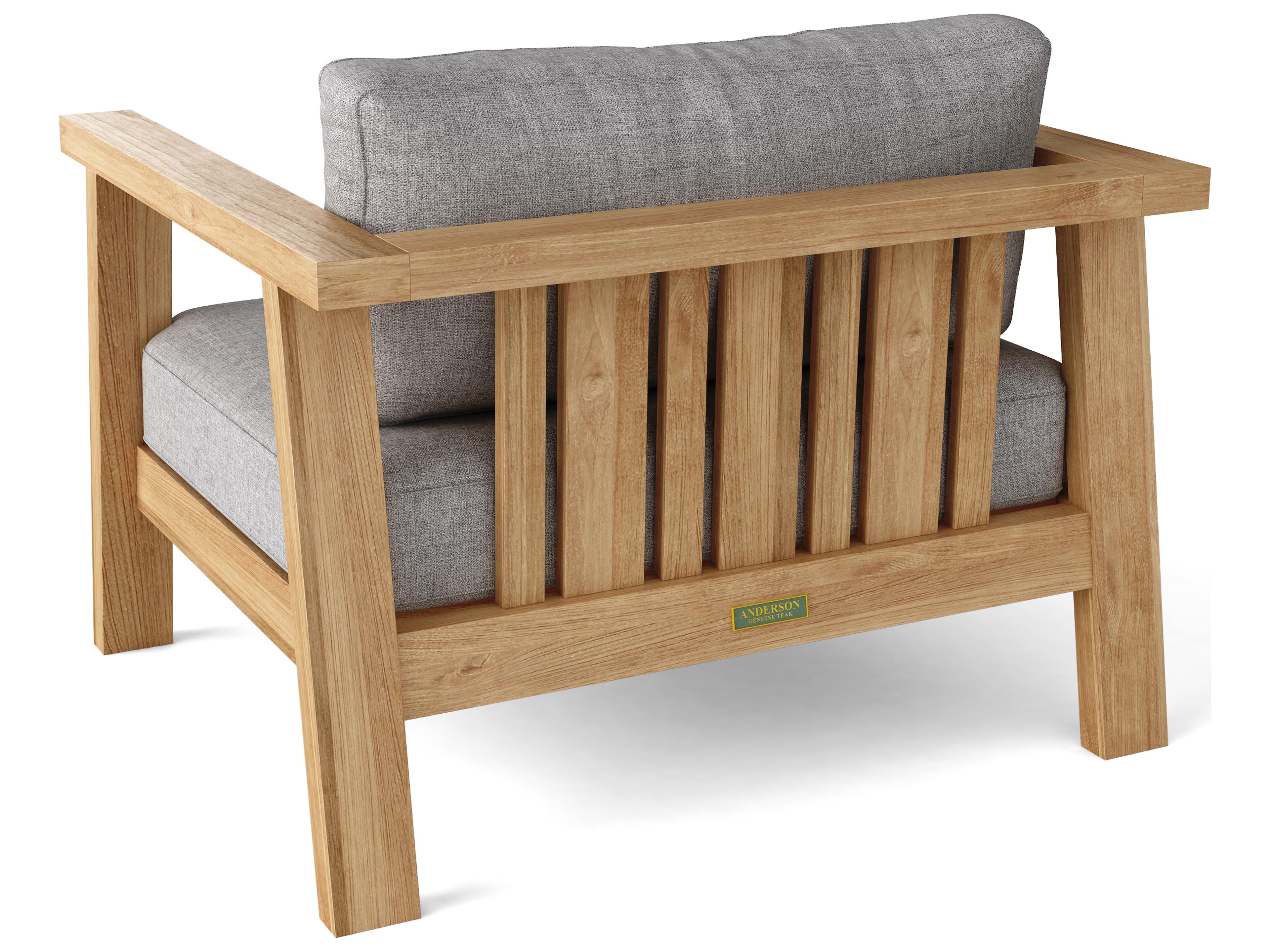 Anderson Teak Palermo Deep Seating Teak Patio Lounge Chair