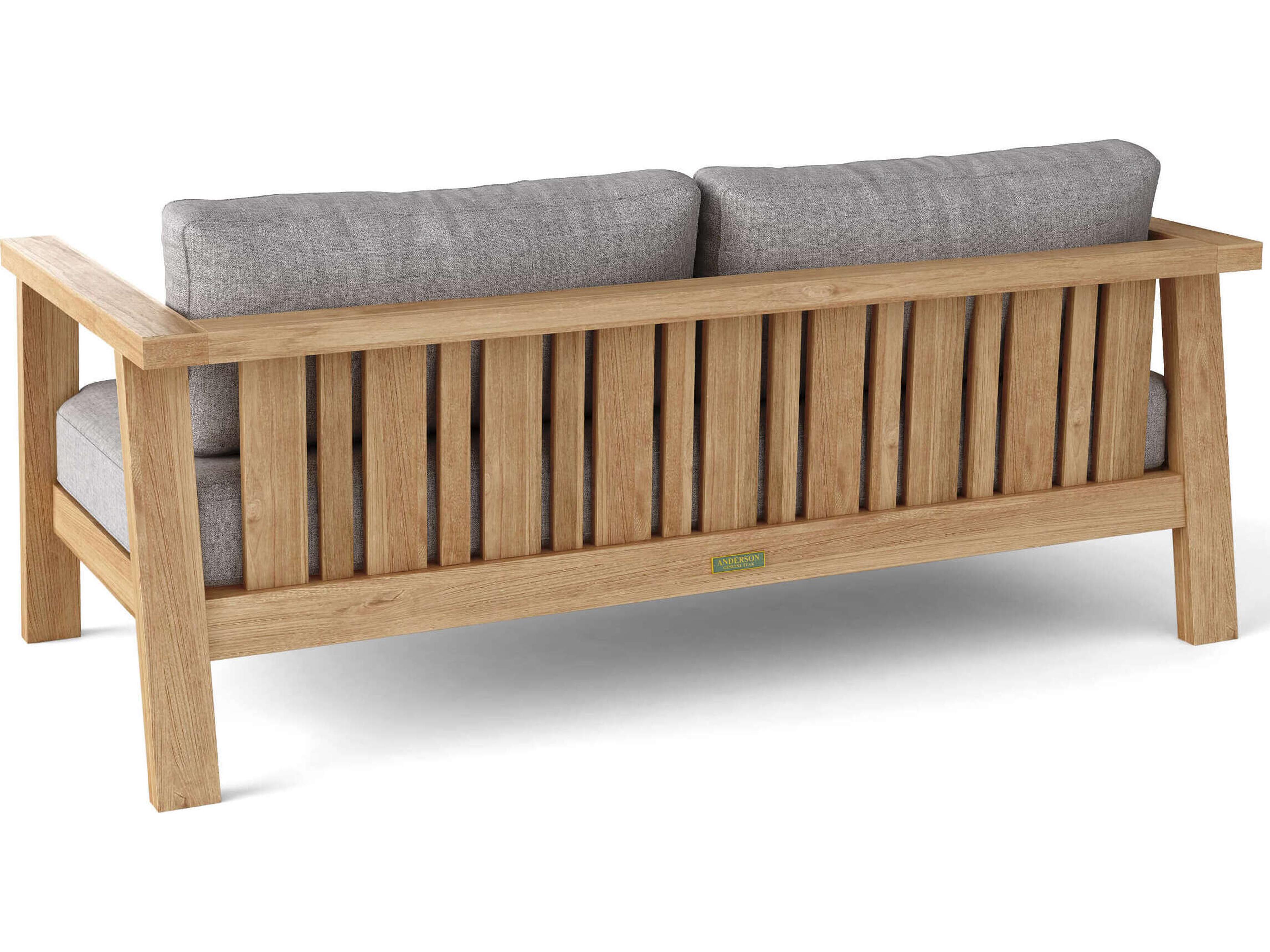 Anderson Teak Palermo Deep Seating Teak Outdoor Patio Loveseat