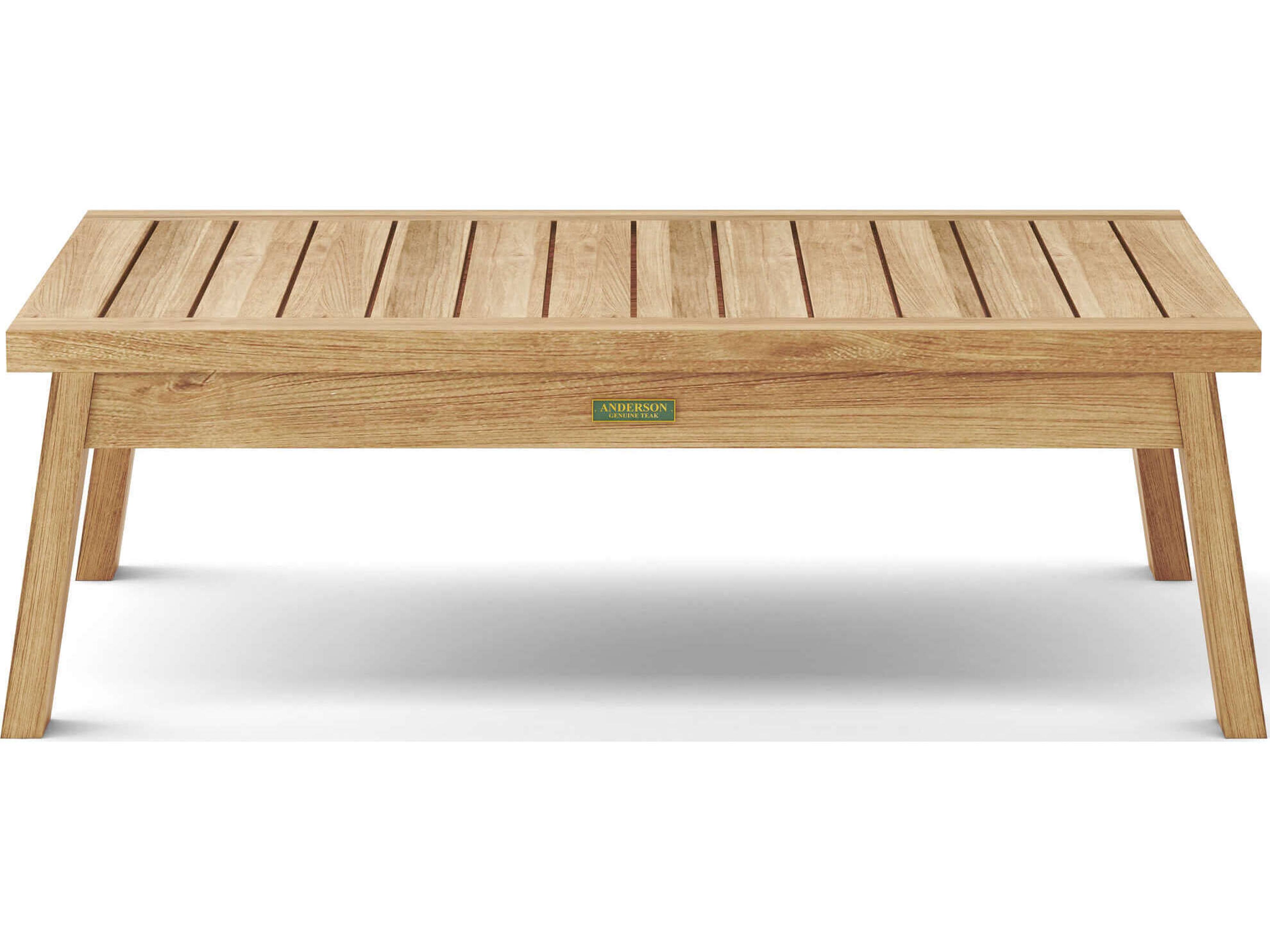 Anderson Teak Palermo Rectangular Outdoor Coffee Table