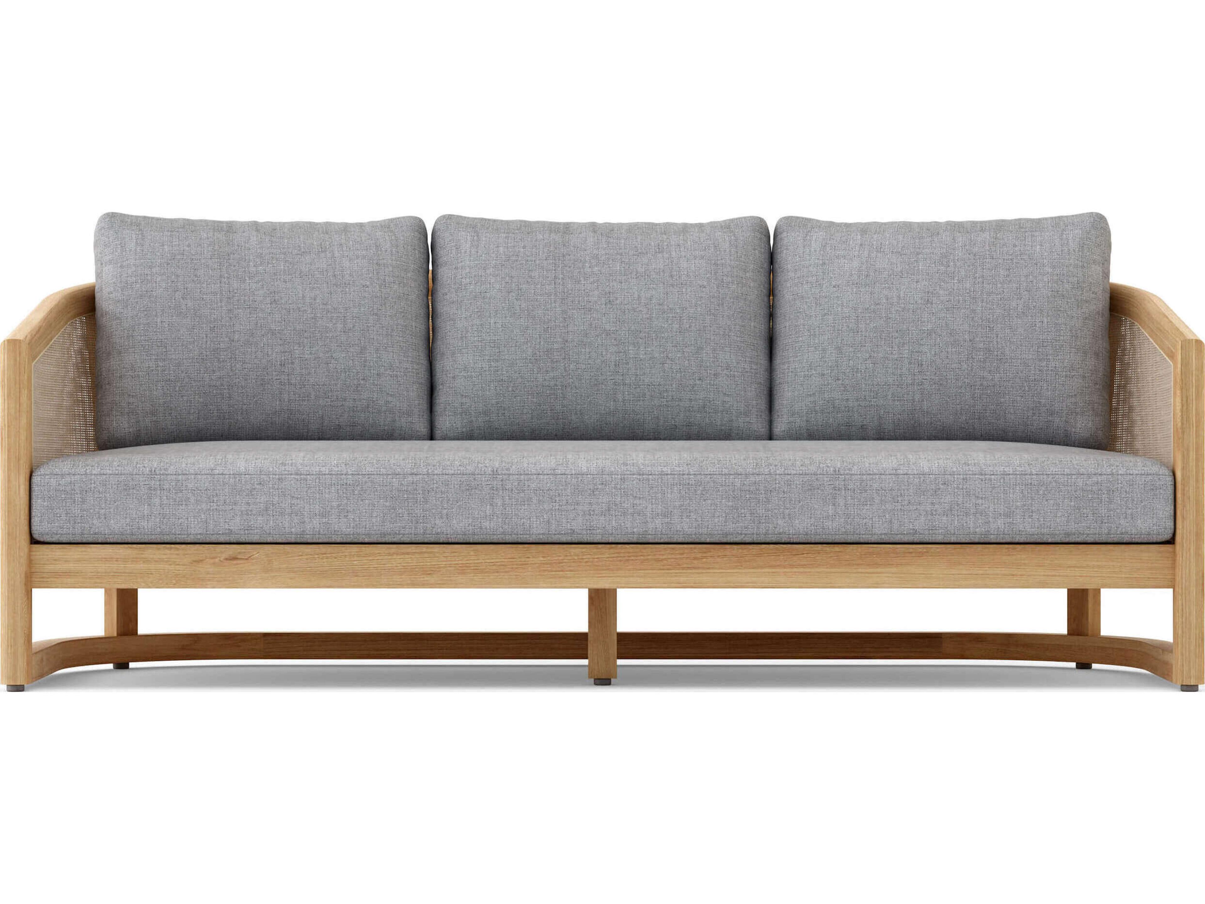 Anderson Teak Catania Natural Deep Seating Patio Sofa