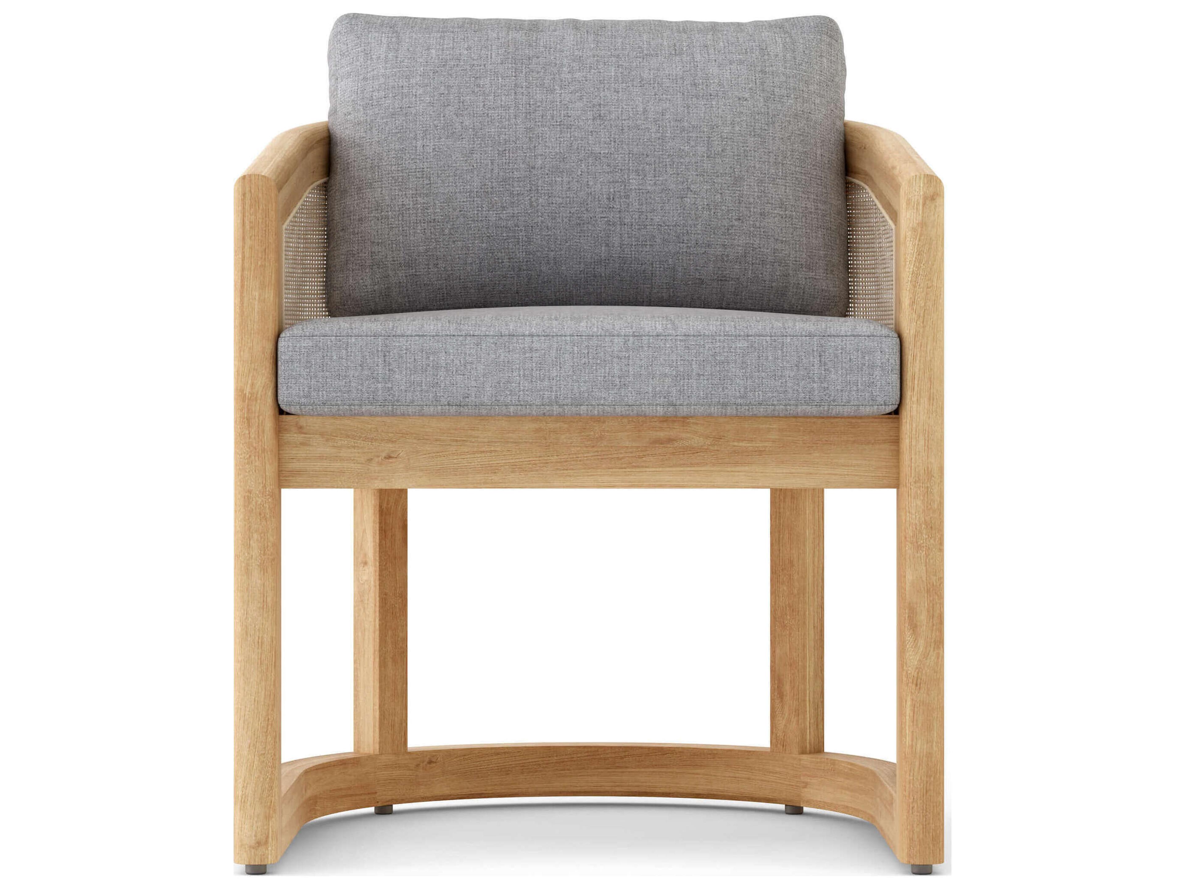 Anderson Teak Catania Natural Patio Dining Arm Chair