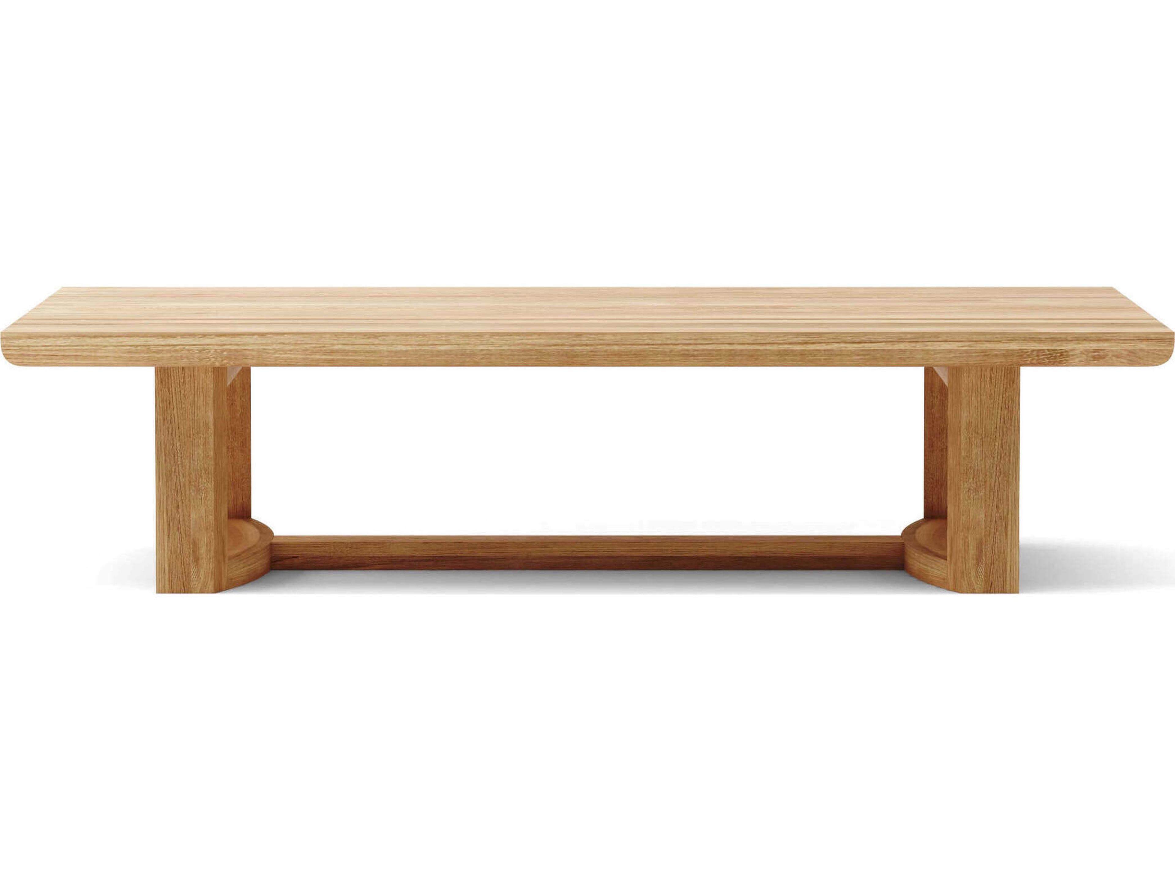 Anderson Teak Catania Natural Rectangular Outdoor Patio Coffee Table