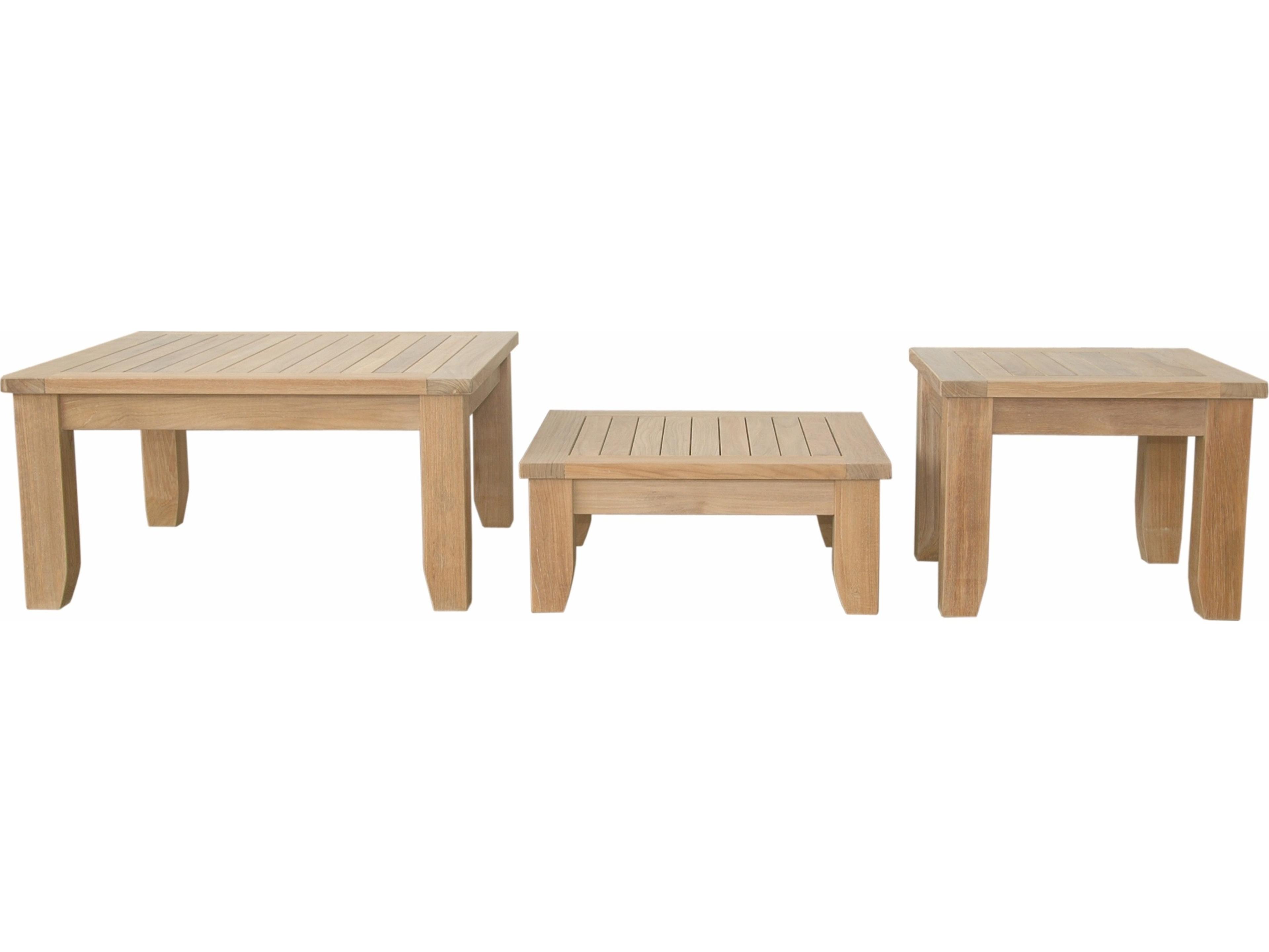 Anderson Teak Luxe Square Outdoor Coffee Table