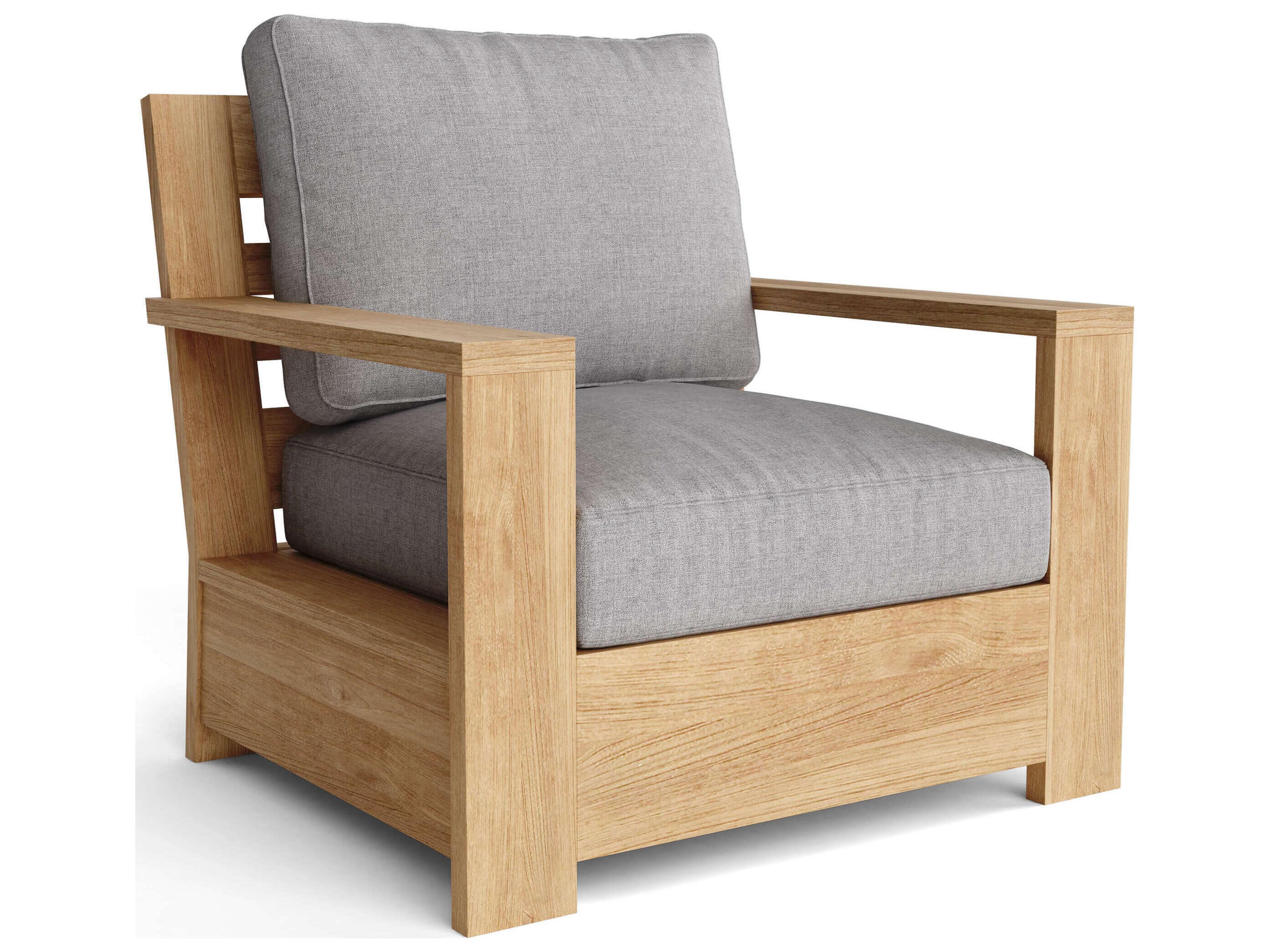 Madera Deep Seating Teak Outdoor Patio Lounge Chair