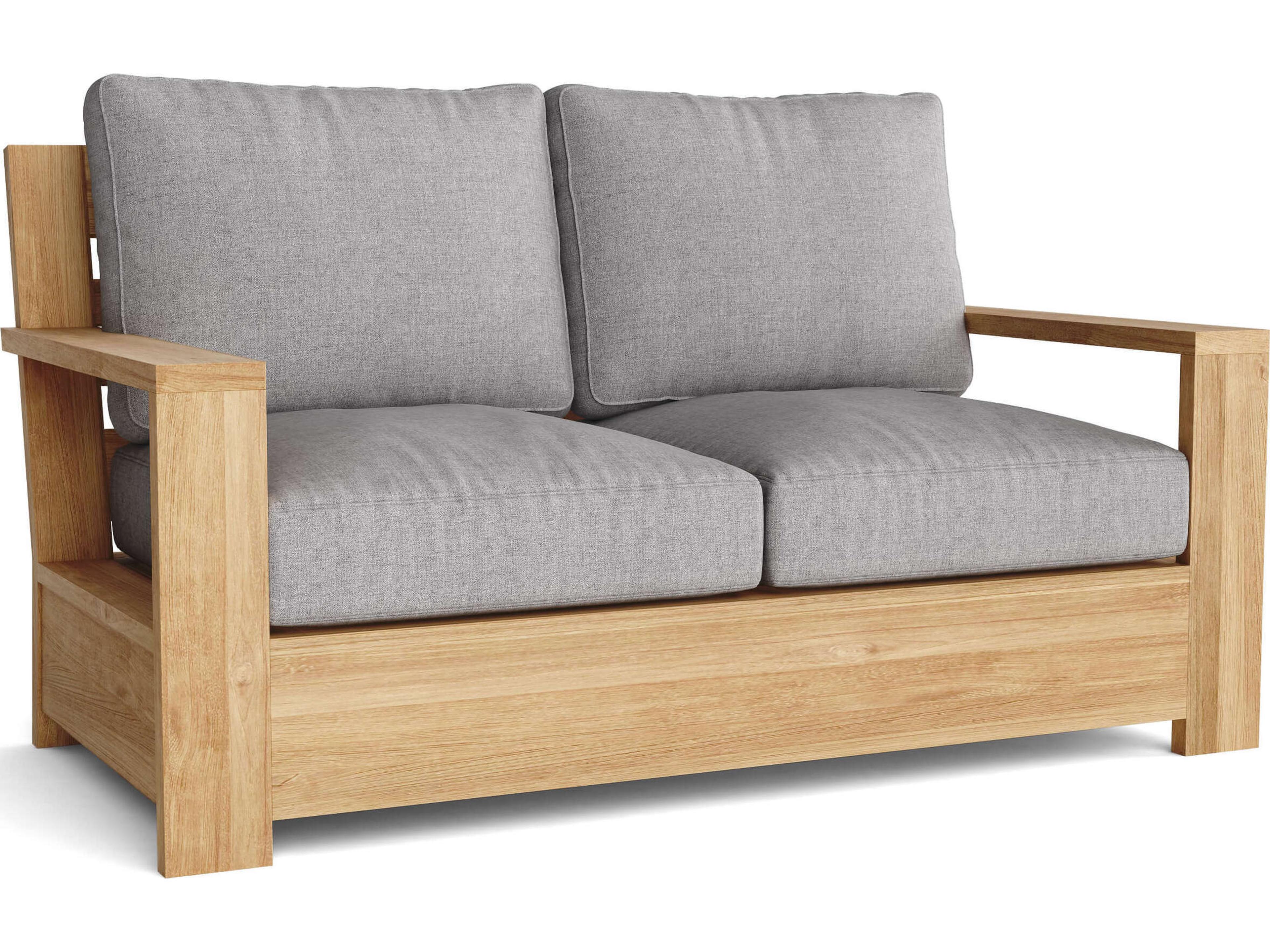 Madera Deep Seating Teak Patio Loveseat