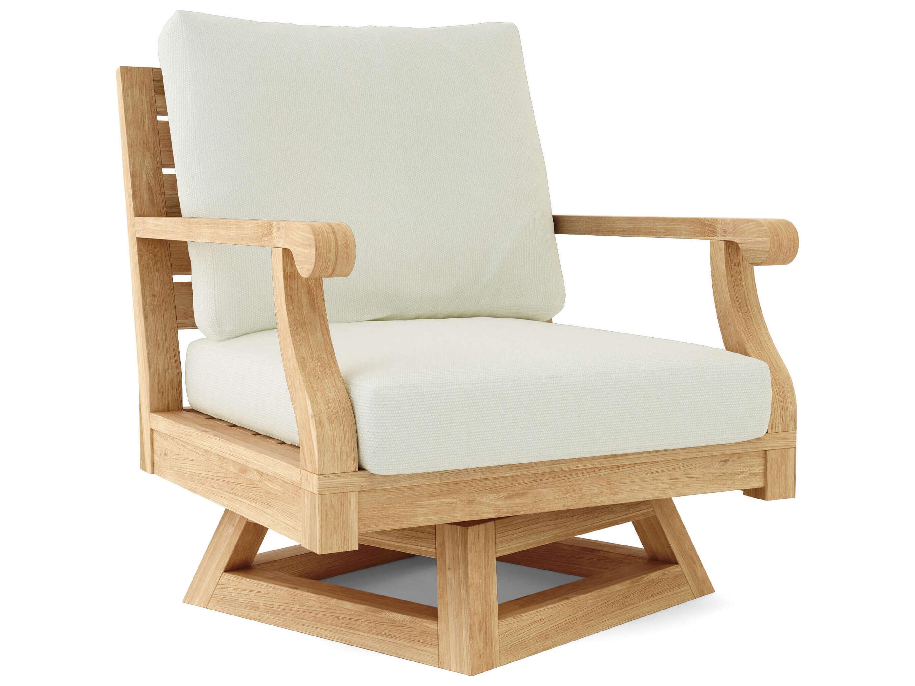 Anderson Teak Riviera Swivel Armchair with Cushion