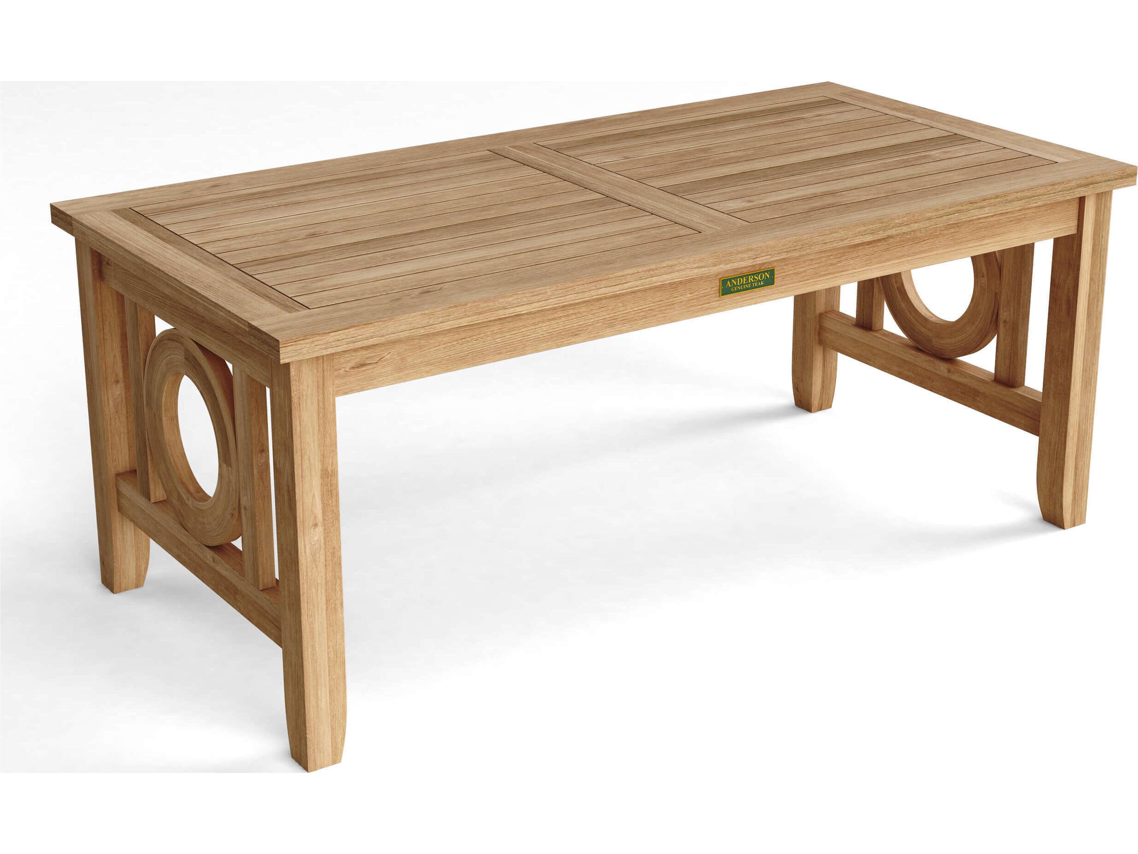 Natsepa Rectangular Patio Coffee Table