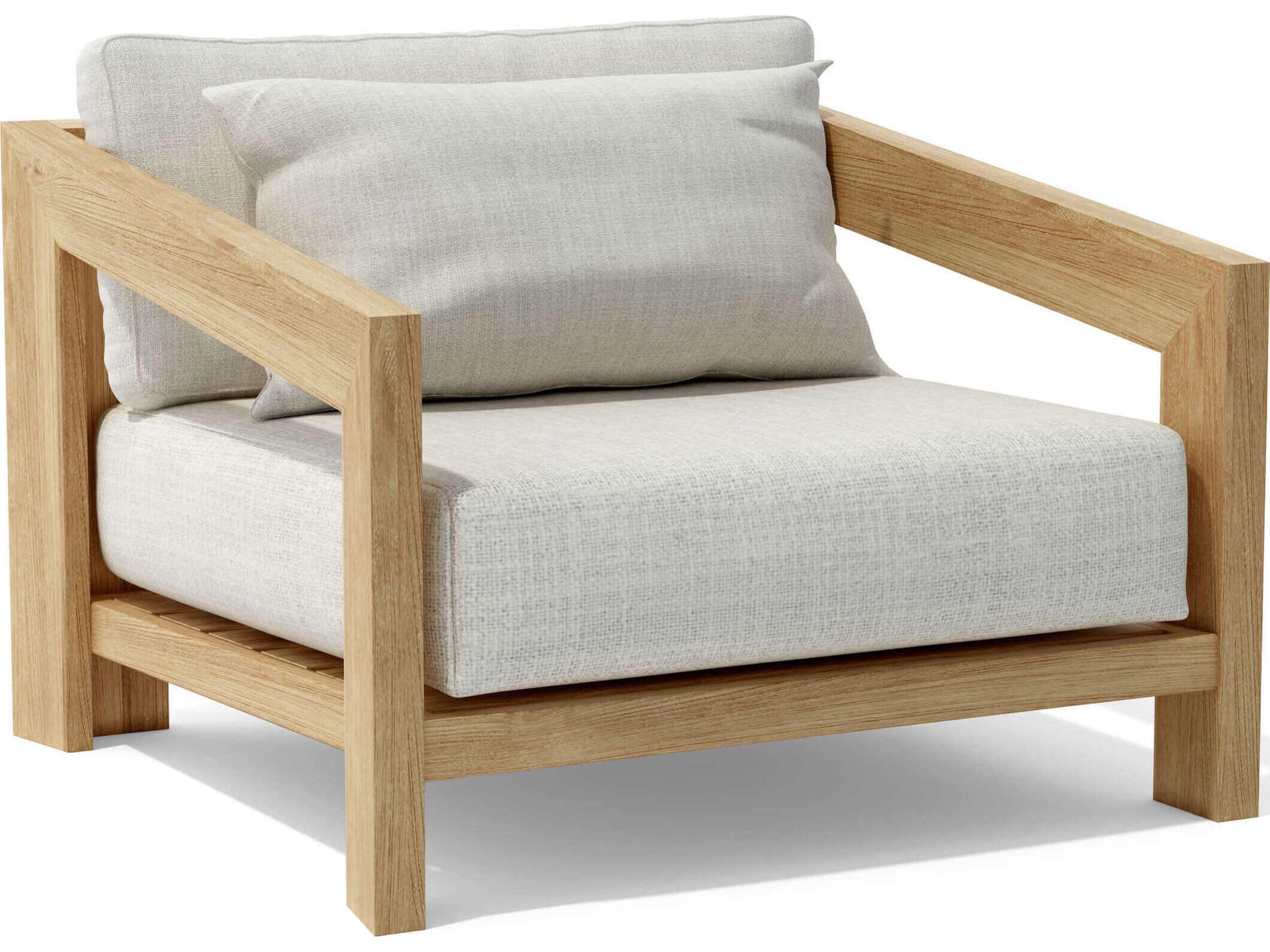 Smyrna Natural Outdoor Patio Lounge Chair