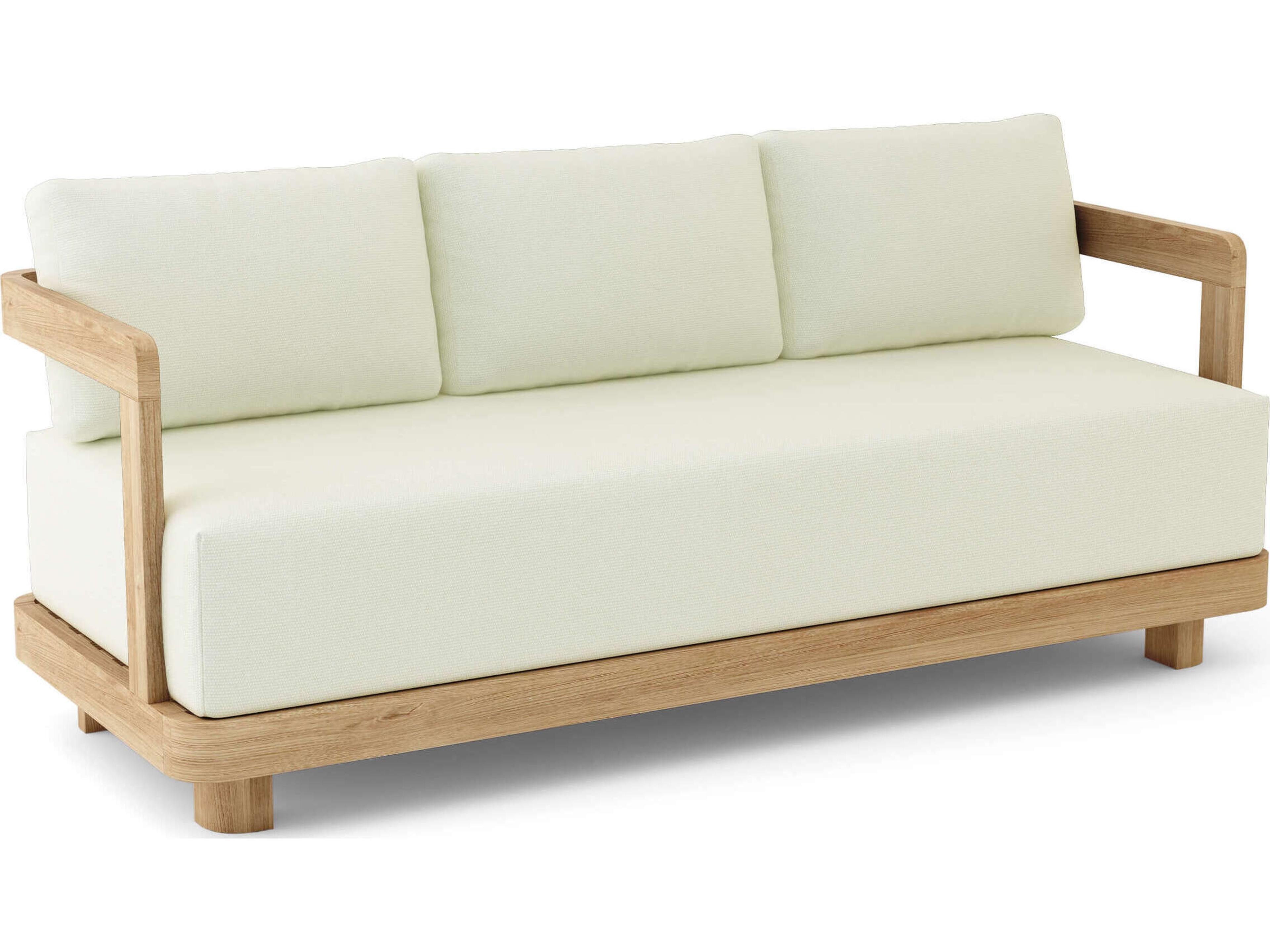 Anderson Teak Granada Deep Seating Teak Outdoor Patio Sofa