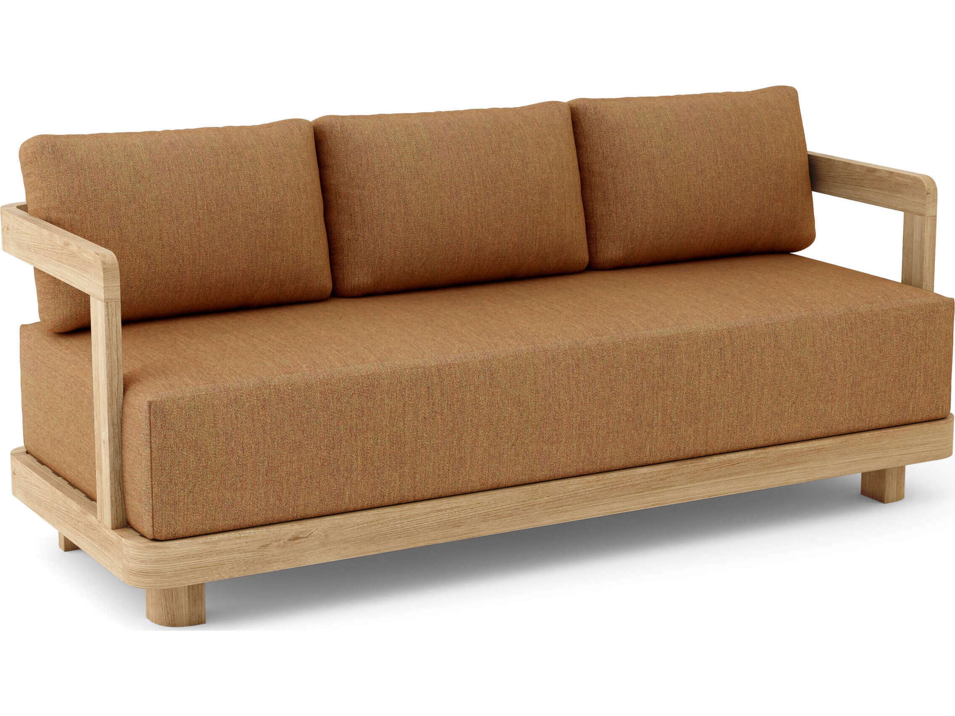 Anderson Teak Granada Deep Seating Teak Outdoor Patio Sofa