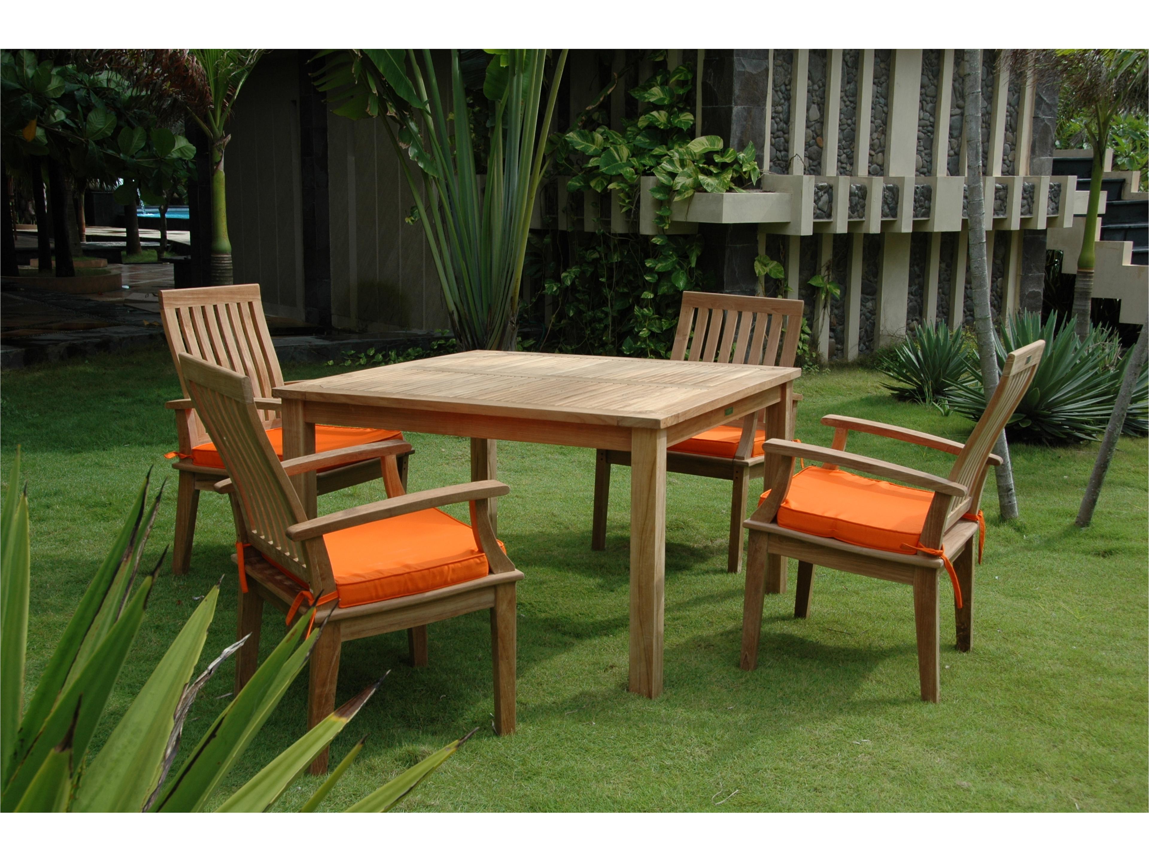 Anderson Teak Windsor Brianna 5-Piece Dining Table Set