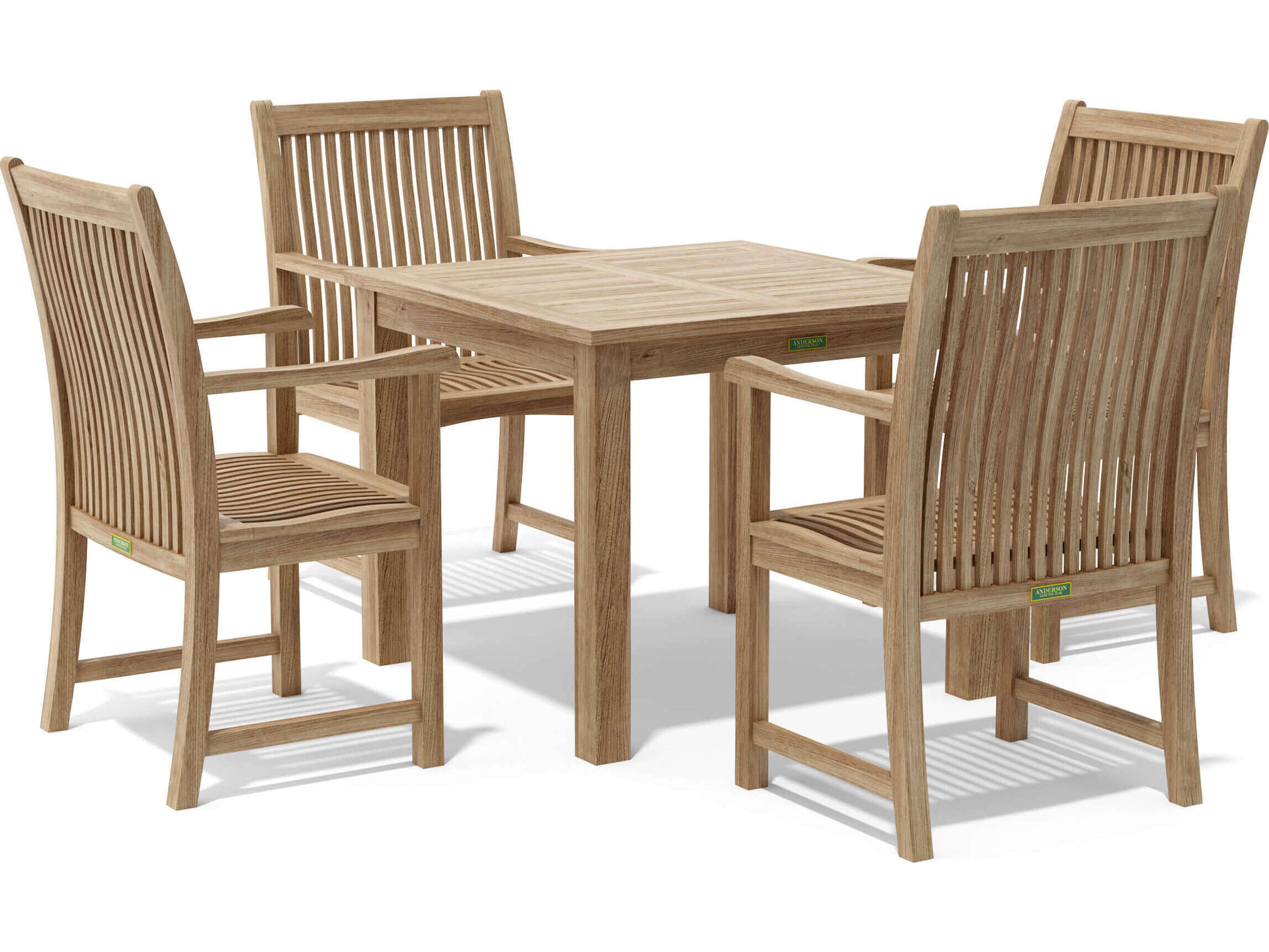 Anderson Teak Bahama Chicago 5-Piece Bistro Set