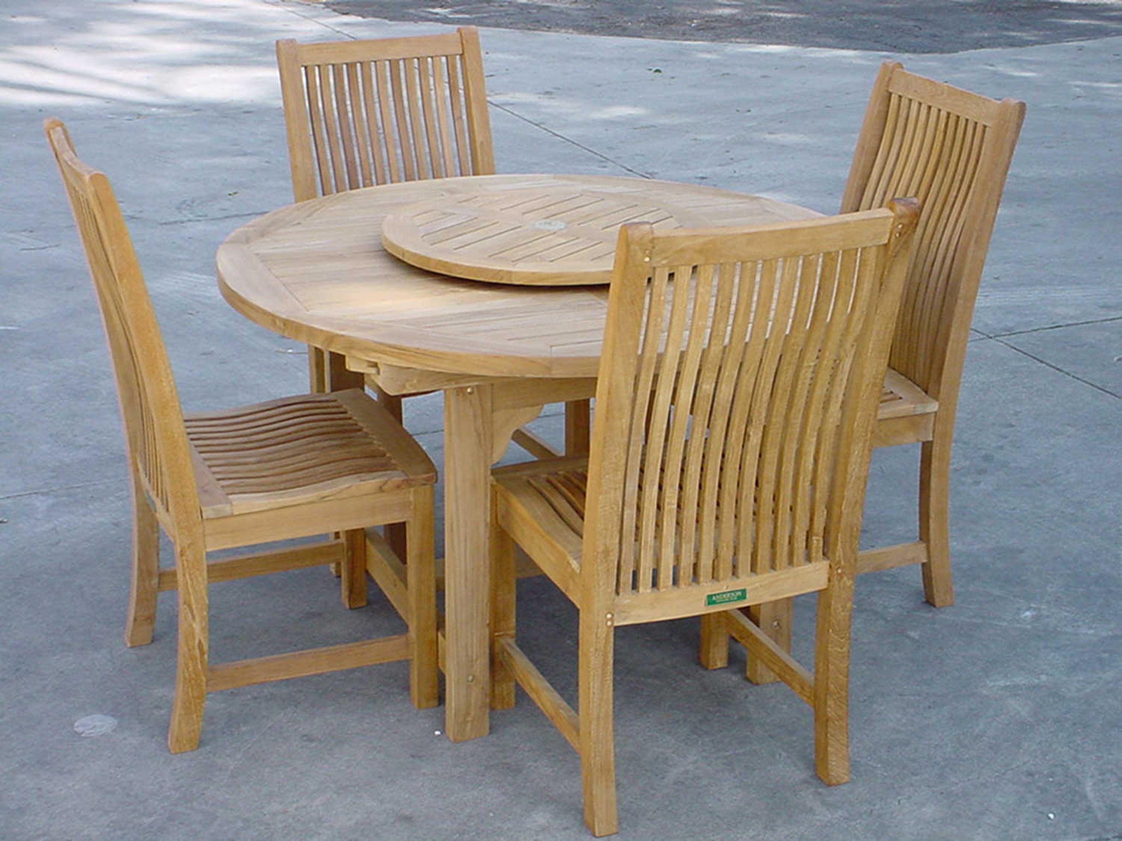 Anderson Teak Bahama Chicago 5-Piece Outdoor Dining Set