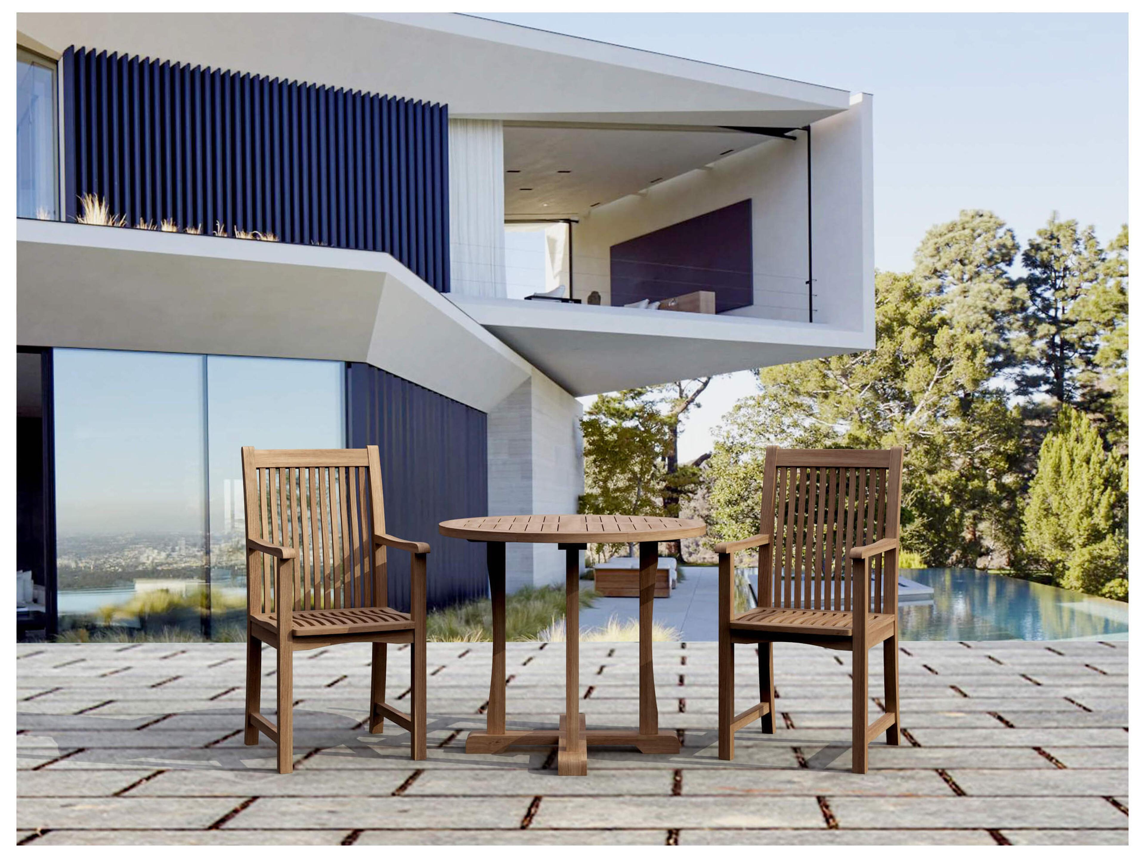 Avalon Natural Outdoor Patio Dining Set