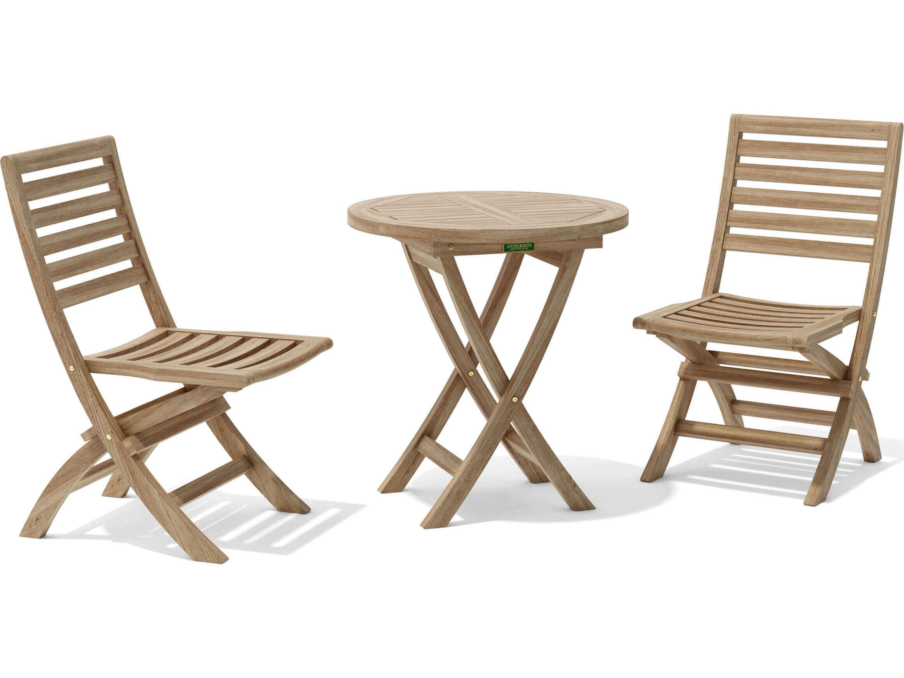 Anderson Teak Bahama Andrew 3-Piece Bistro Set