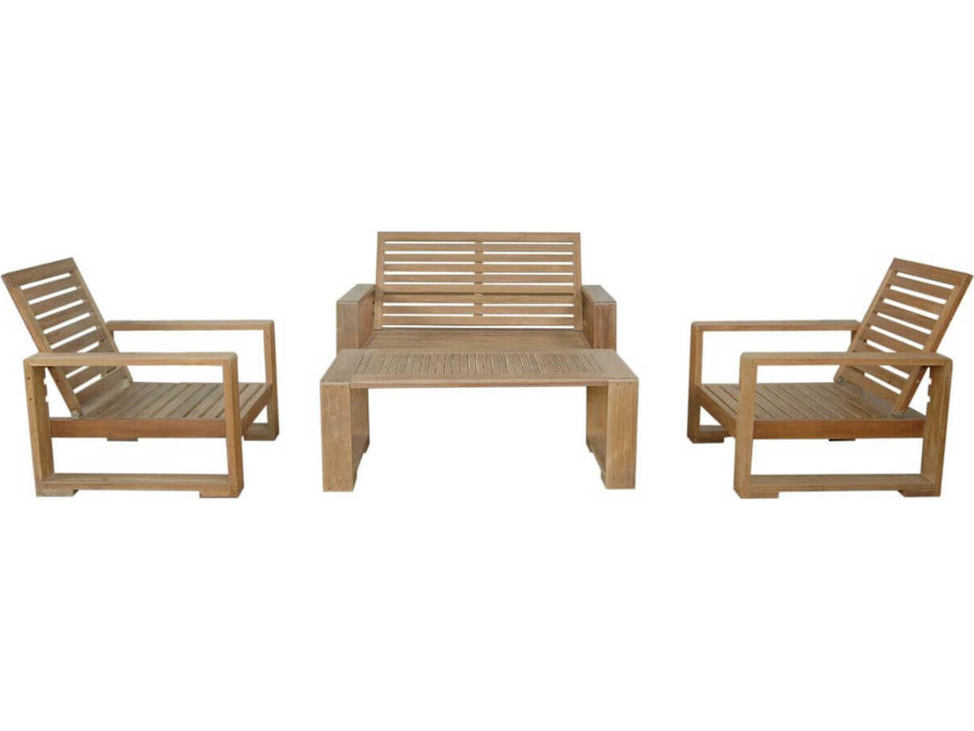 Anderson Teak Capistrano 5-Piece Deep Seating Loveseat Collection