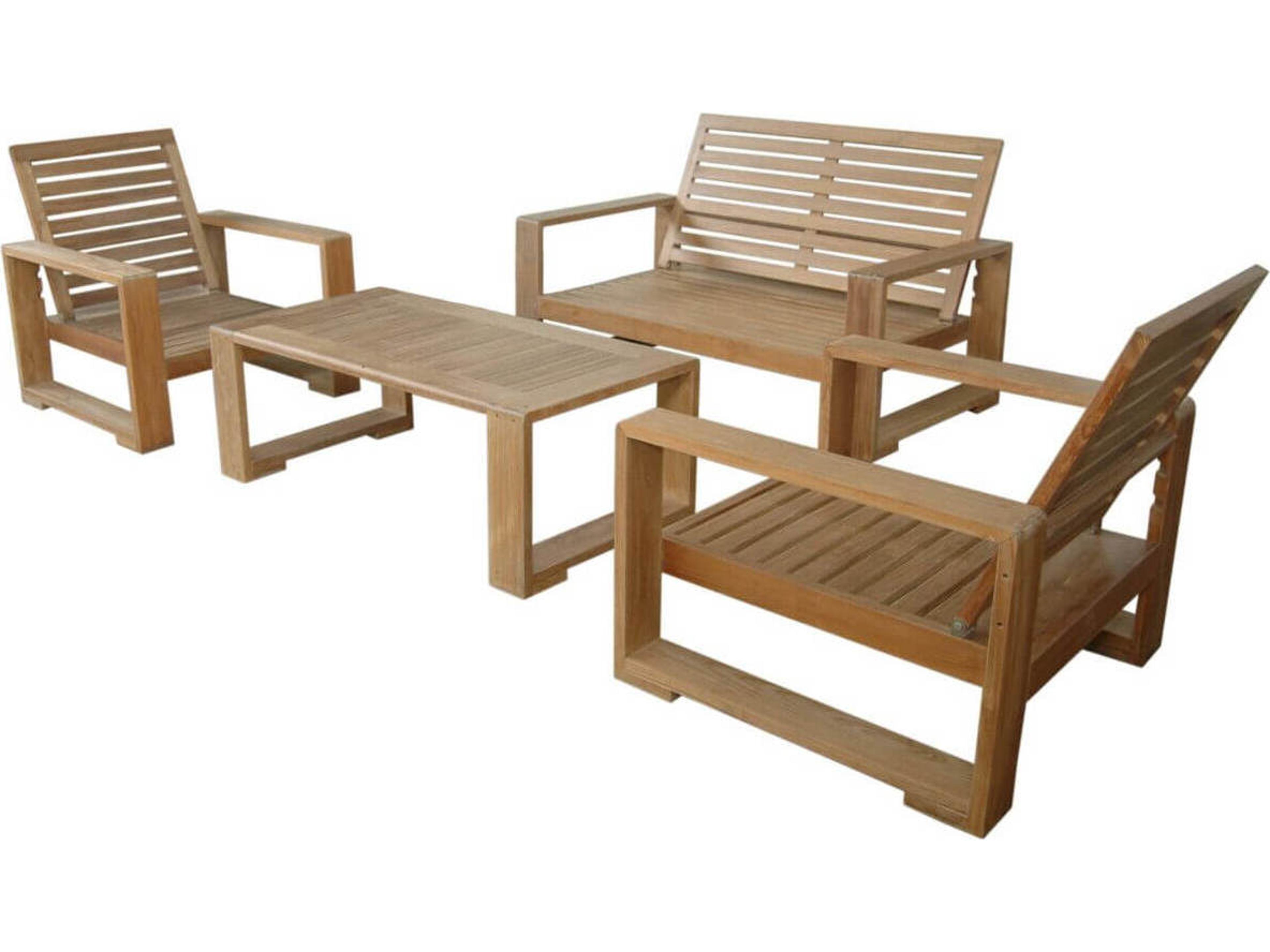 Anderson Teak Capistrano 5-Piece Deep Seating Loveseat Collection