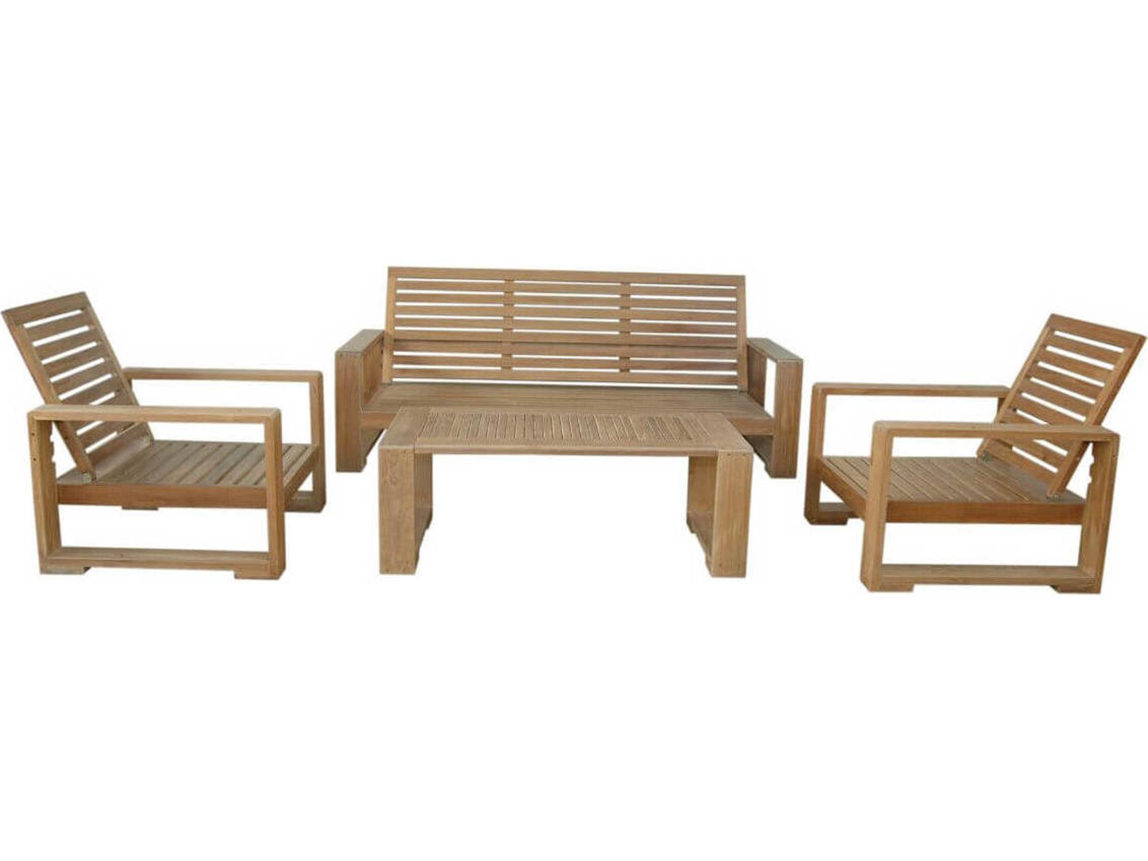 Anderson Teak Capistrano 5-Piece Deep Seating Sofa Collection