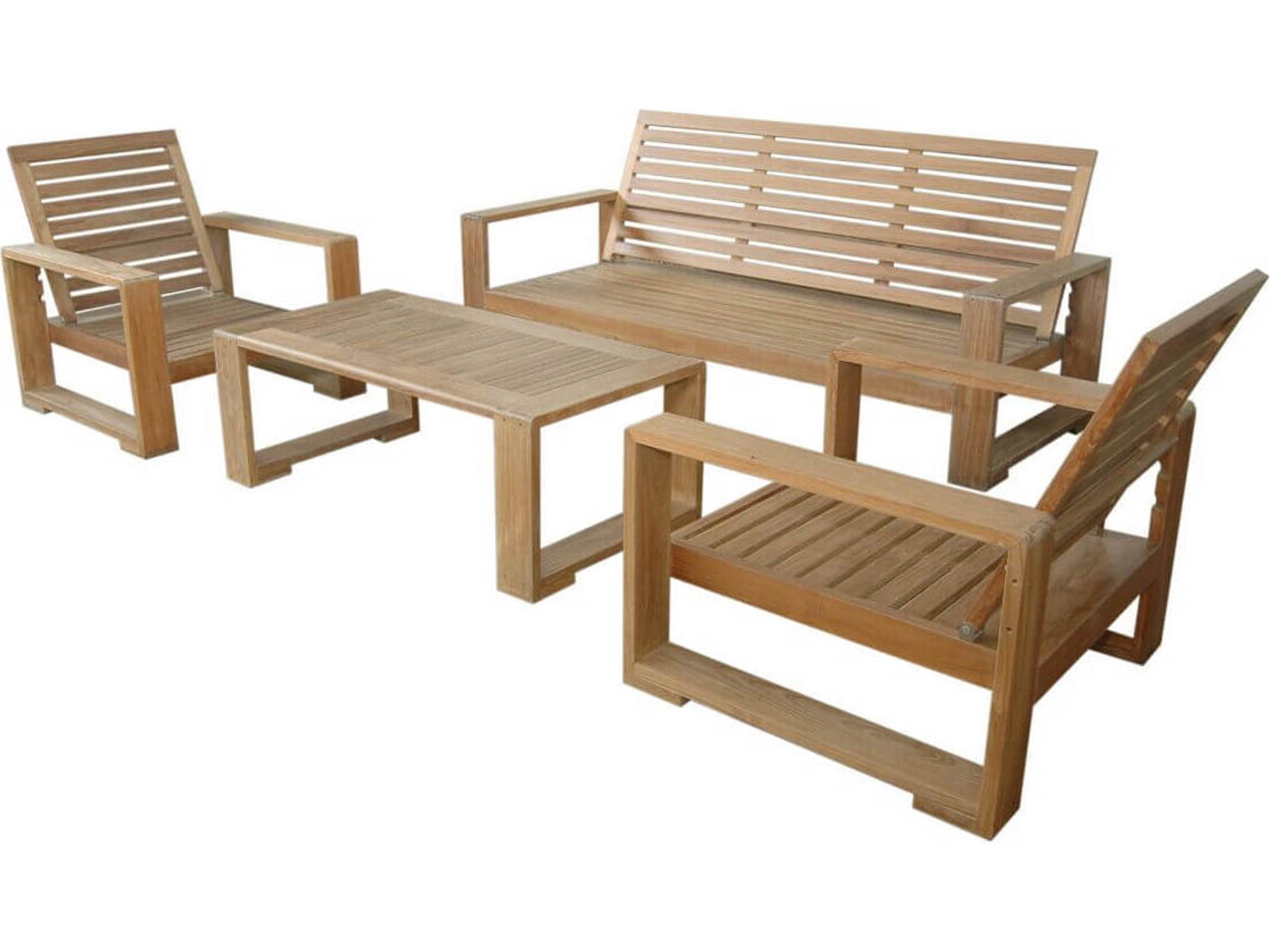 Anderson Teak Capistrano 5-Piece Deep Seating Sofa Collection