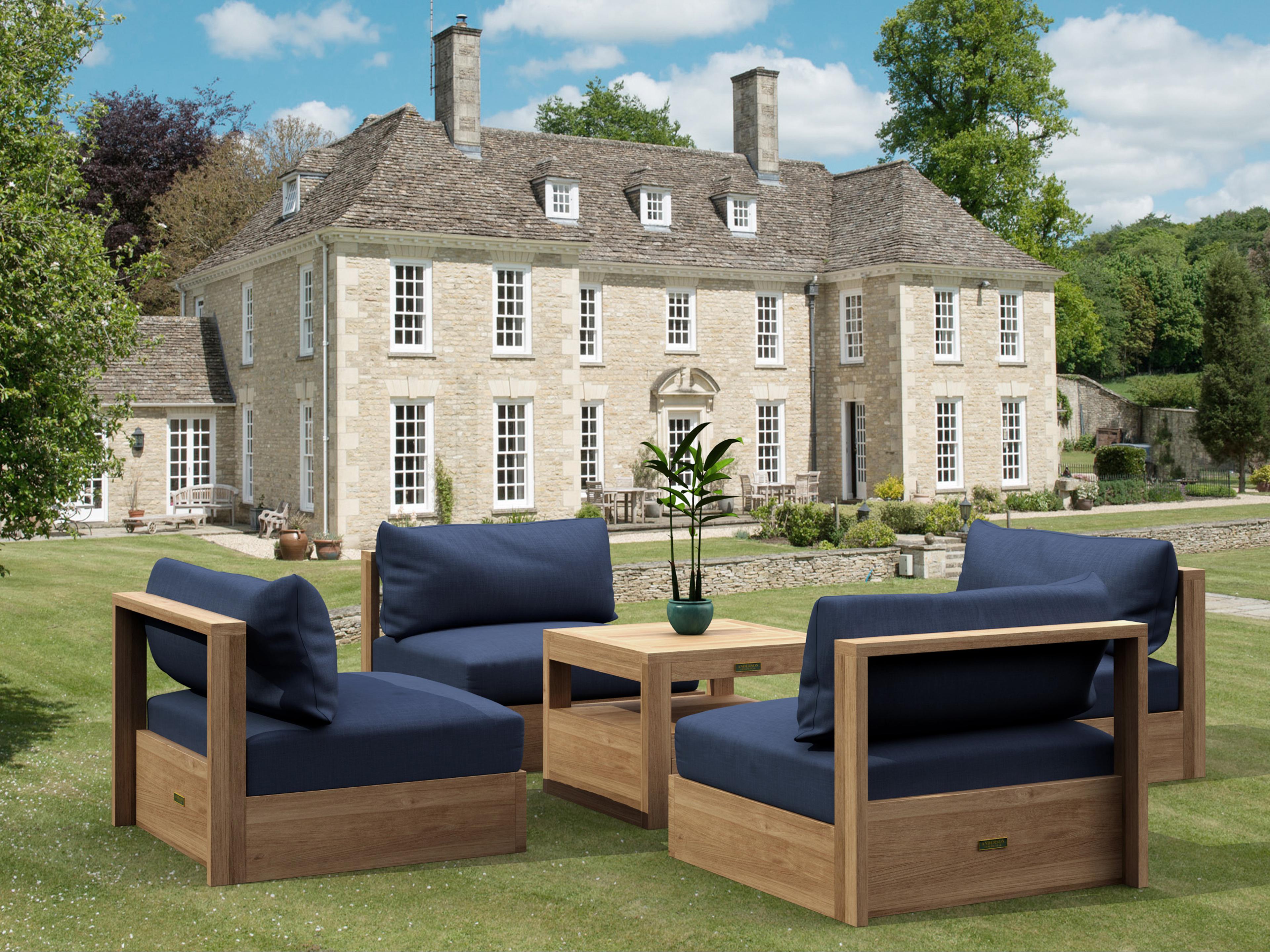 Copacabana 5 Piece Modular Deep Seating Patio Lounge Set