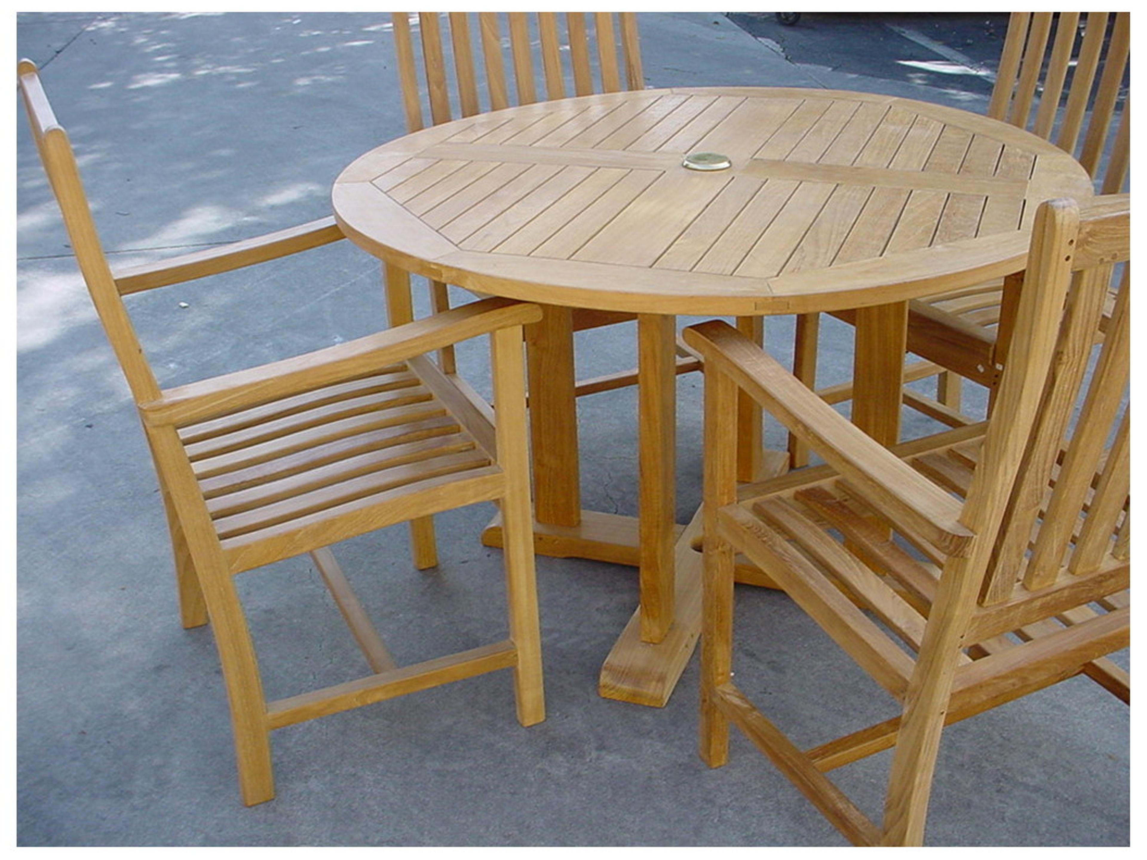 Anderson Teak Tosca Wilshere 5-Piece Outdoor Patio Dining Set