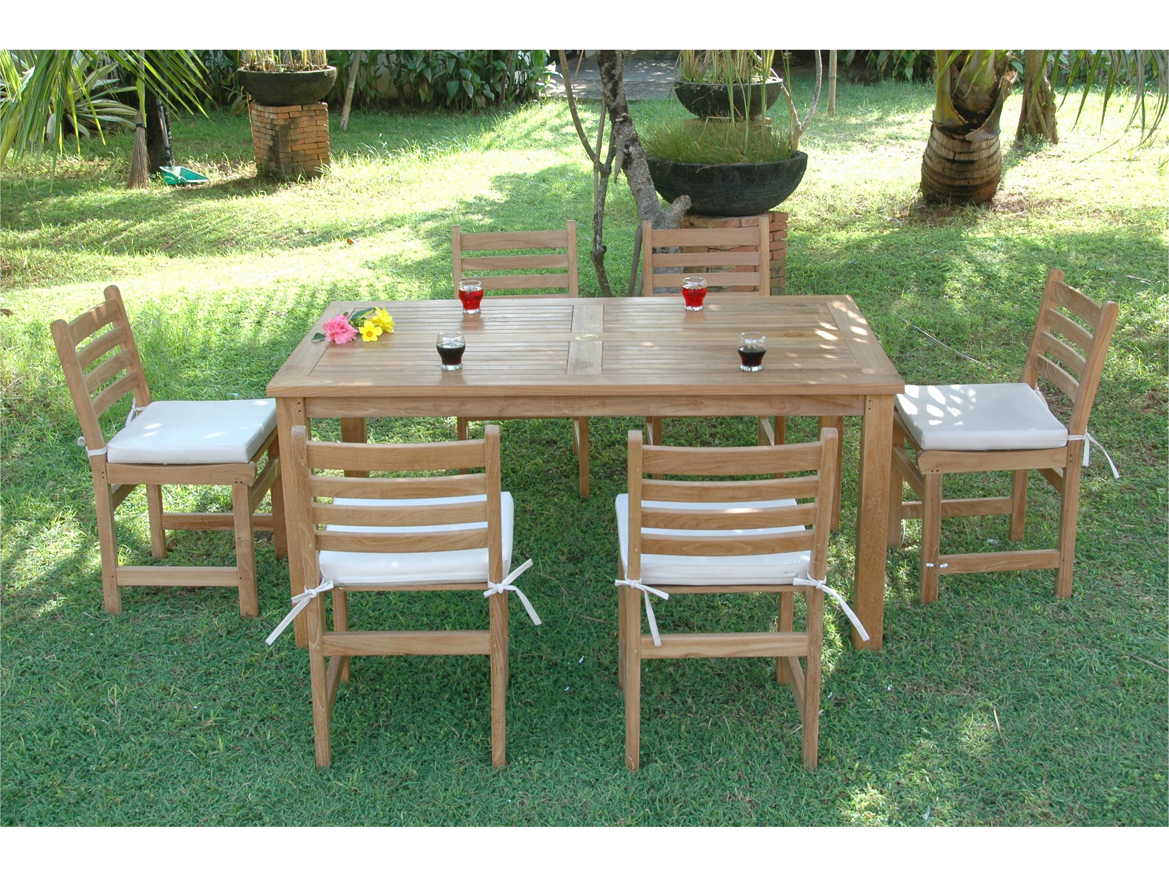 Anderson Teak Montage Windham 7-Piece Outdoor Patio Dining Set