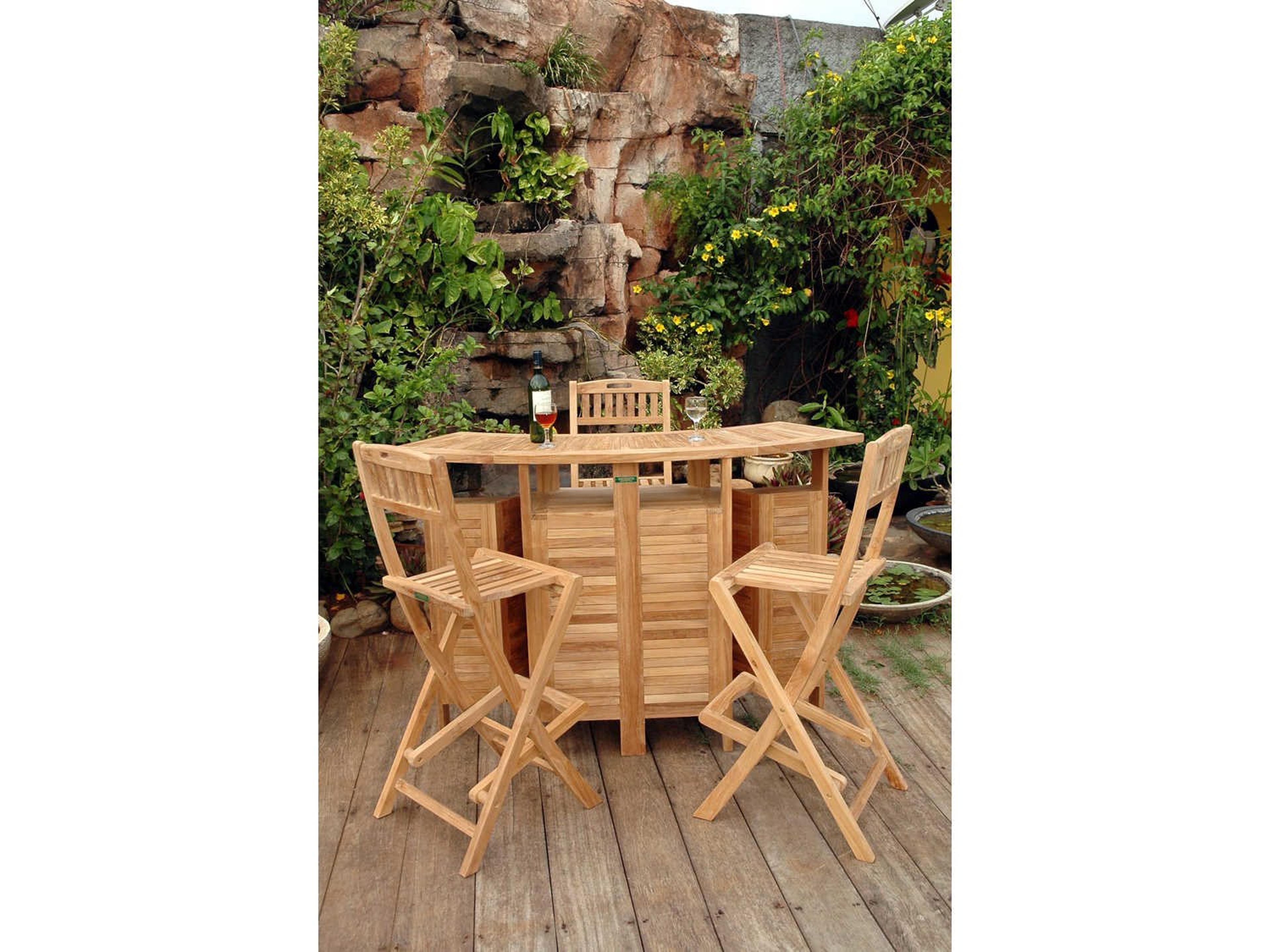 Anderson Teak Altavista 5-Piece Bar Set
