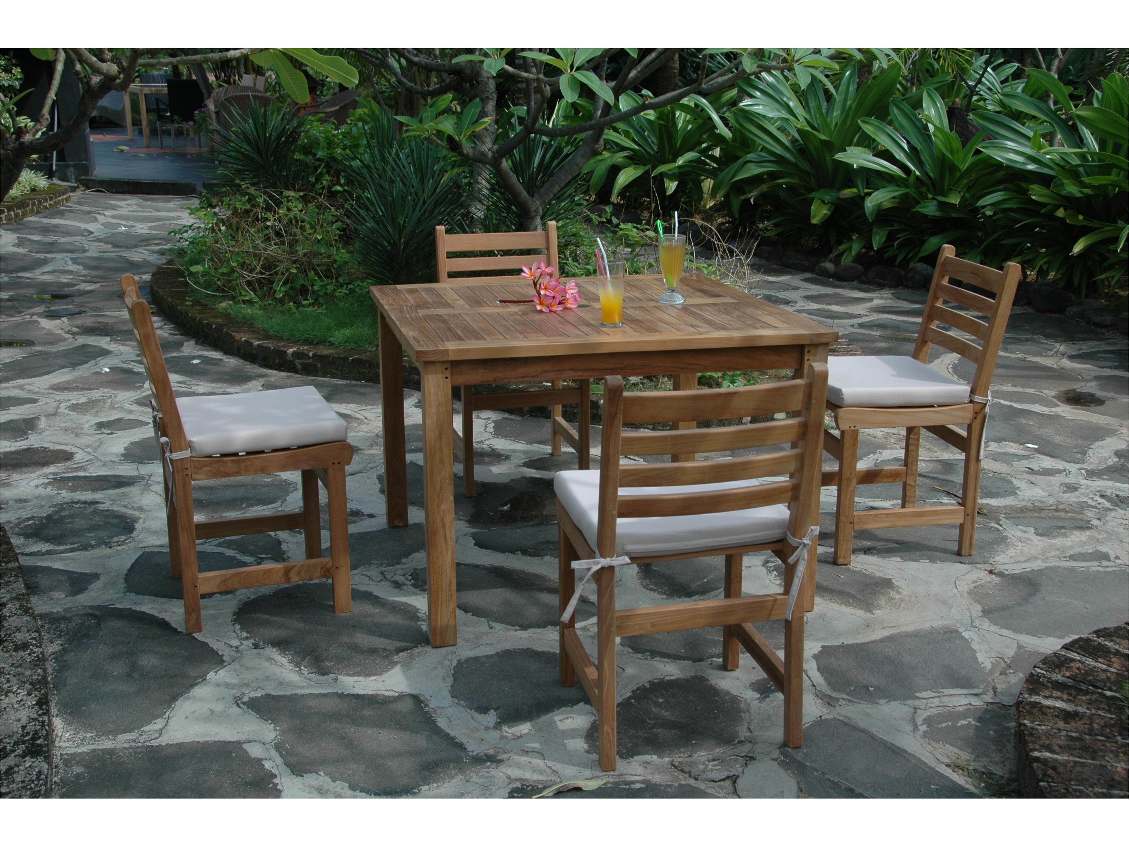 Anderson Teak Montage Windham 5- Piece Outdoor Dining Set A