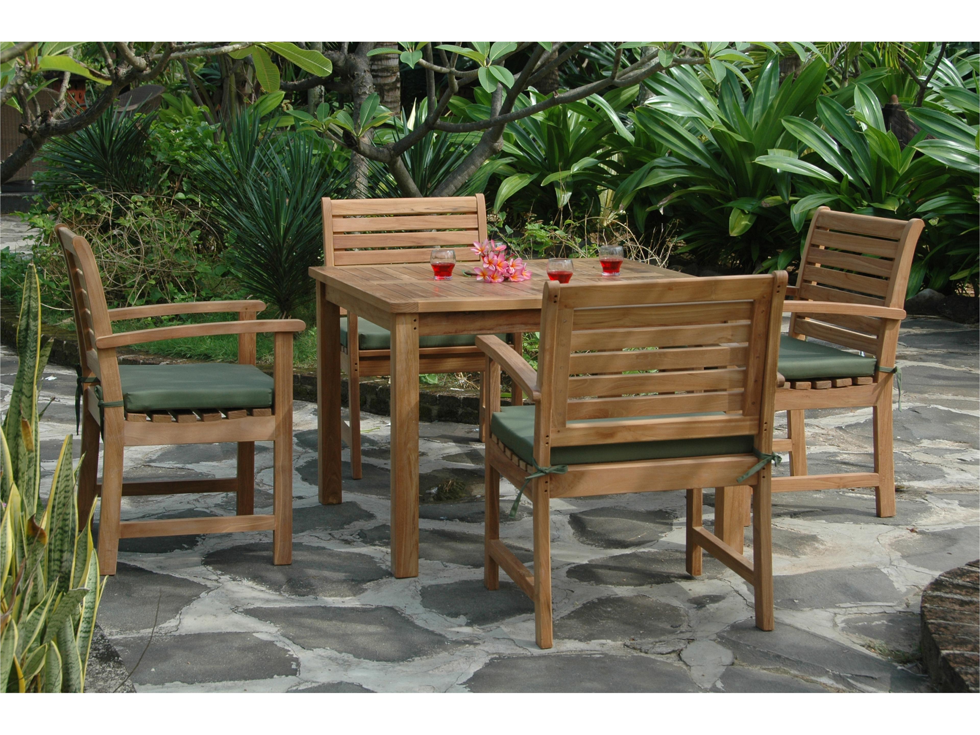 Anderson Teak Montage Victoria 5- Piece Outdoor Patio Dining Set