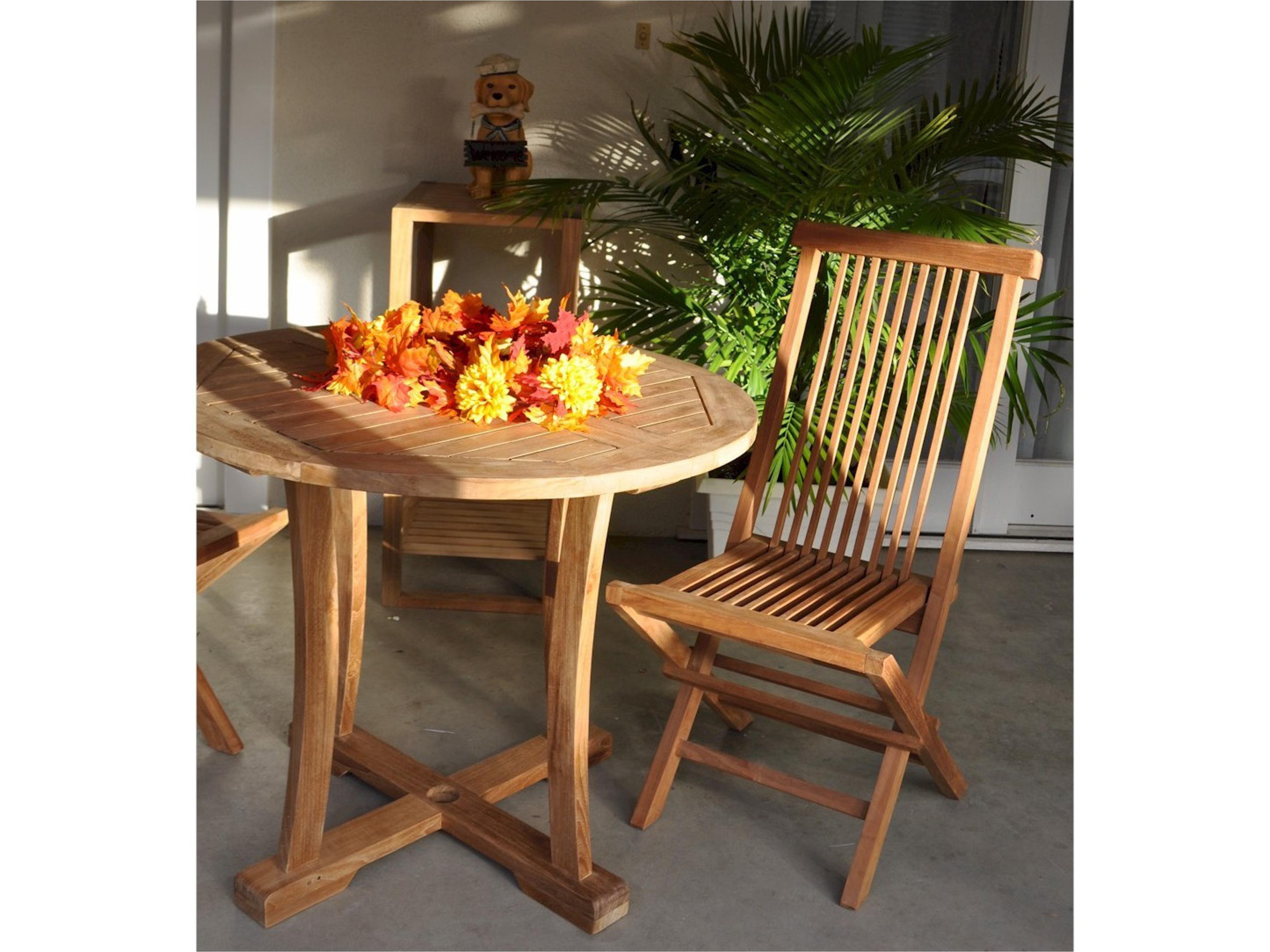 Anderson Teak Descanso Bristol 3-Piece Patio Dining Set