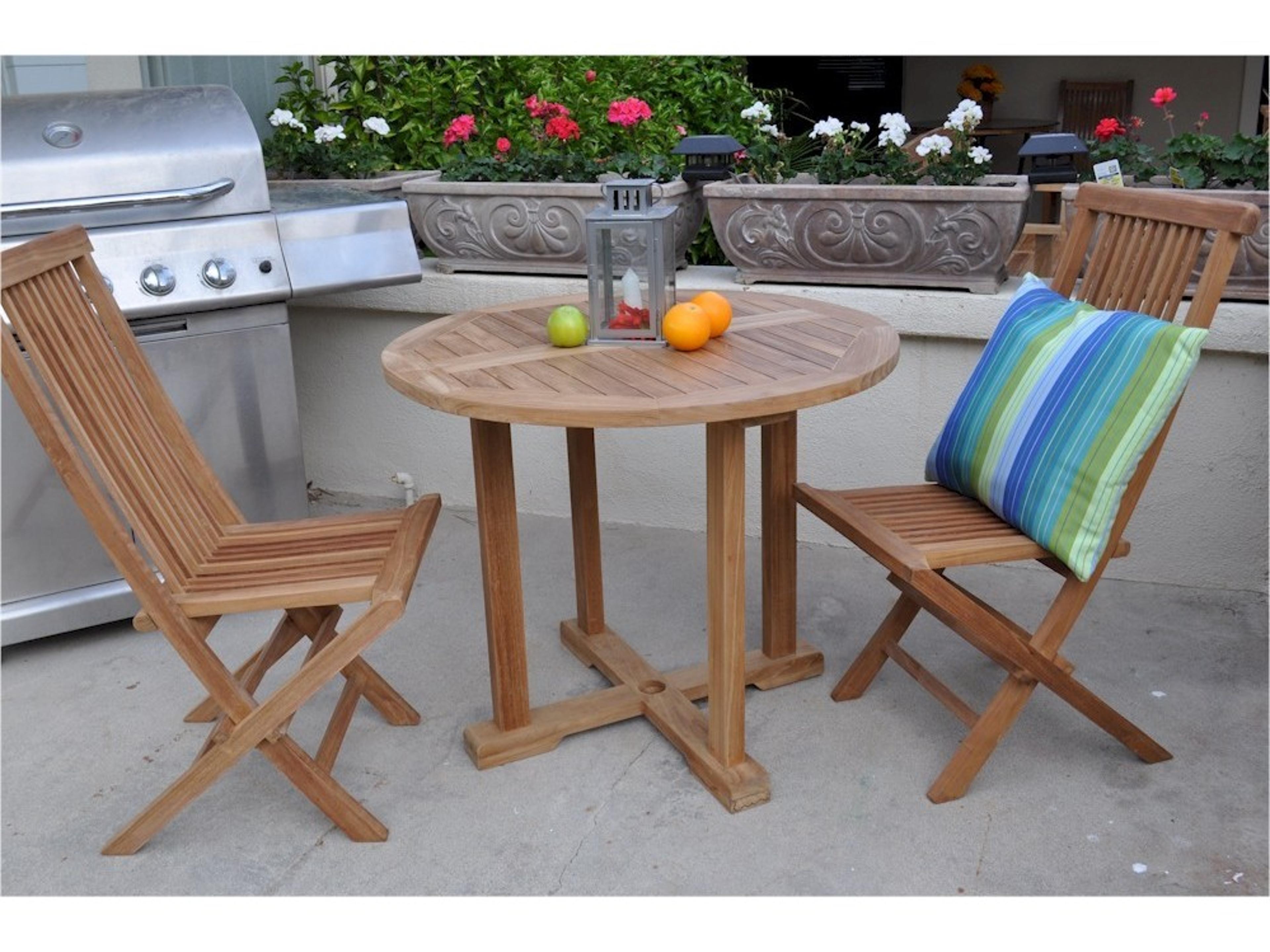 Anderson Teak Montage Bristol 5-Piece Outdoor Dining Set